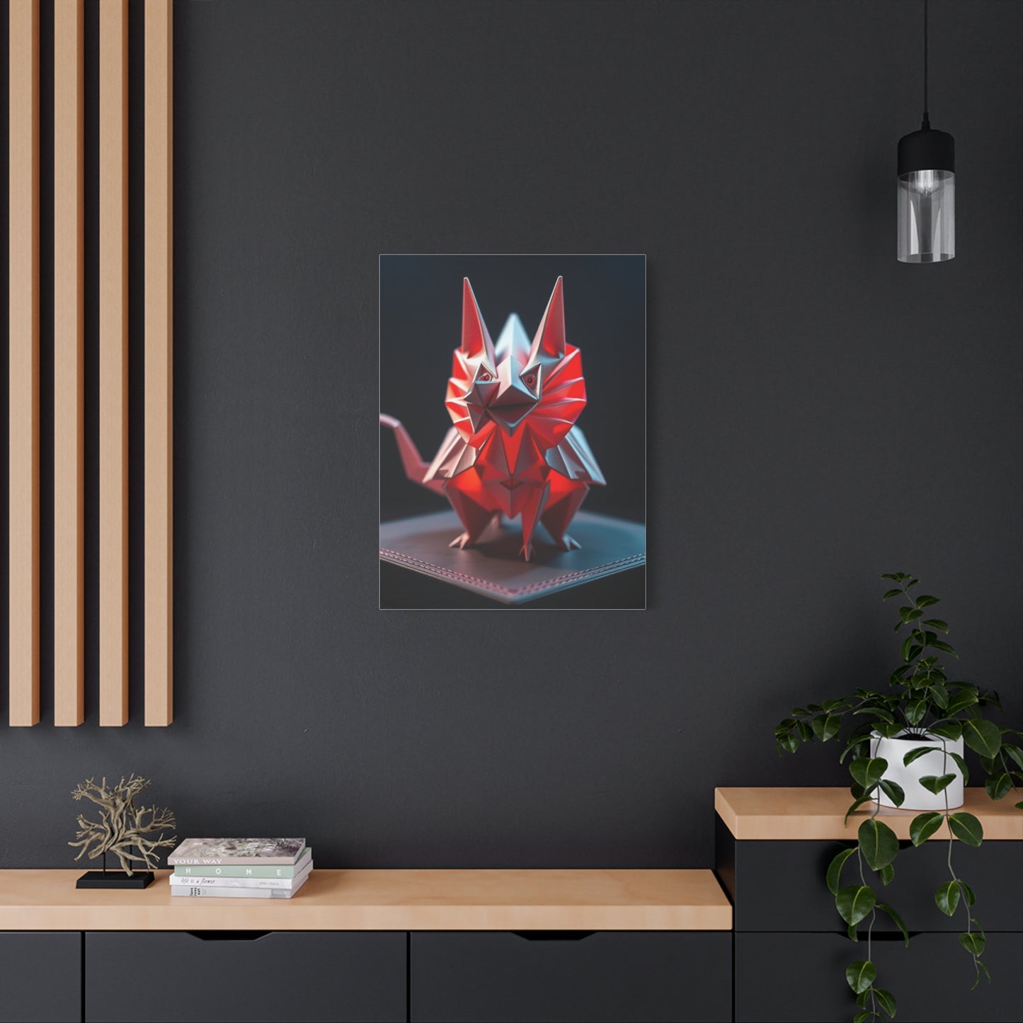 Origami Reverie Canvas Wall Art & Canvas Print