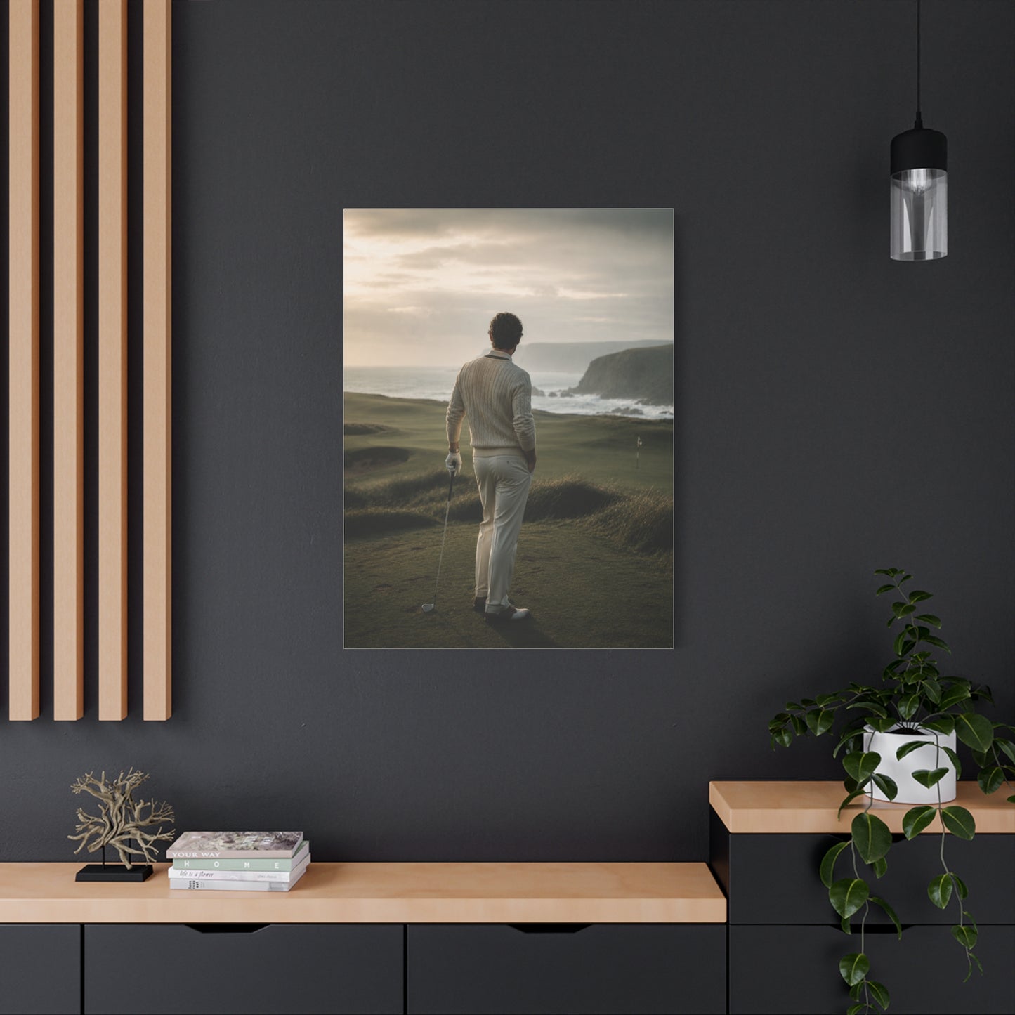 Old Money Coastal Golf Sports Wall Art & Canvas Print