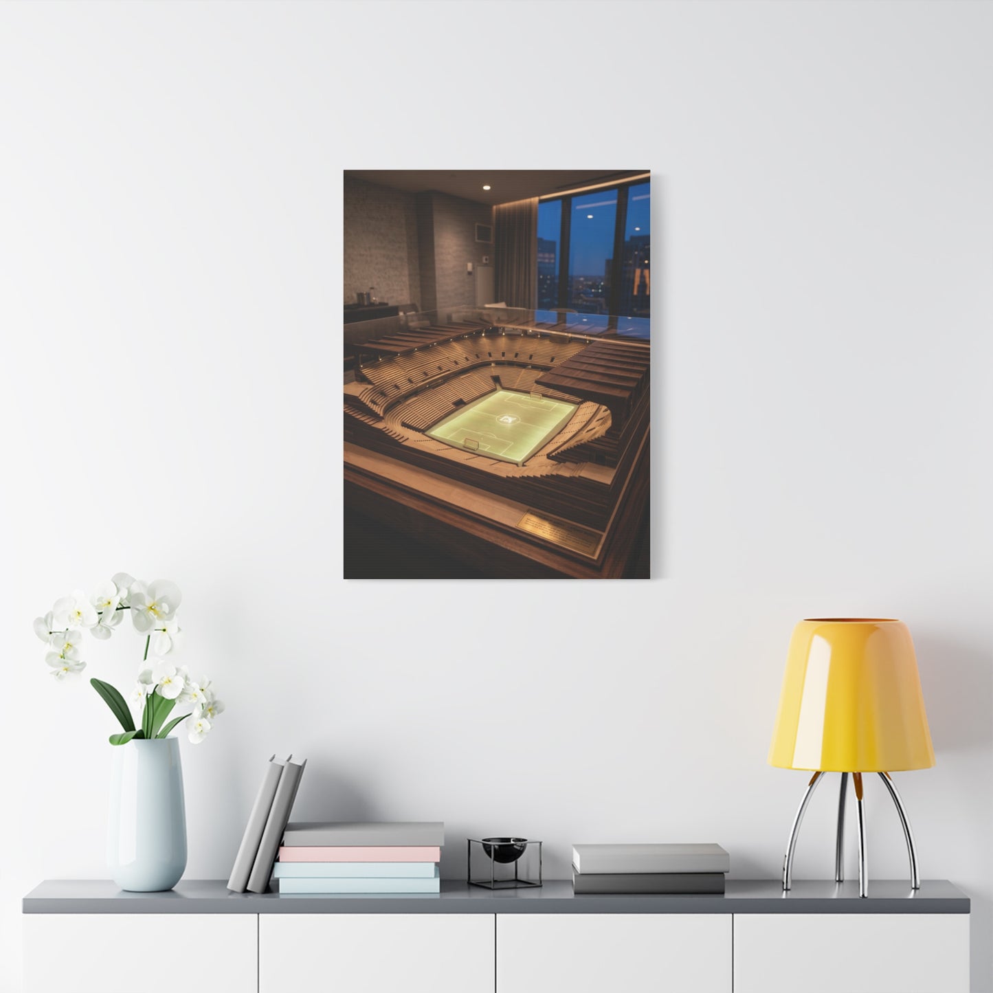 Luxury Stadium Architecture Model Sports Wall Art & Canvas Print
