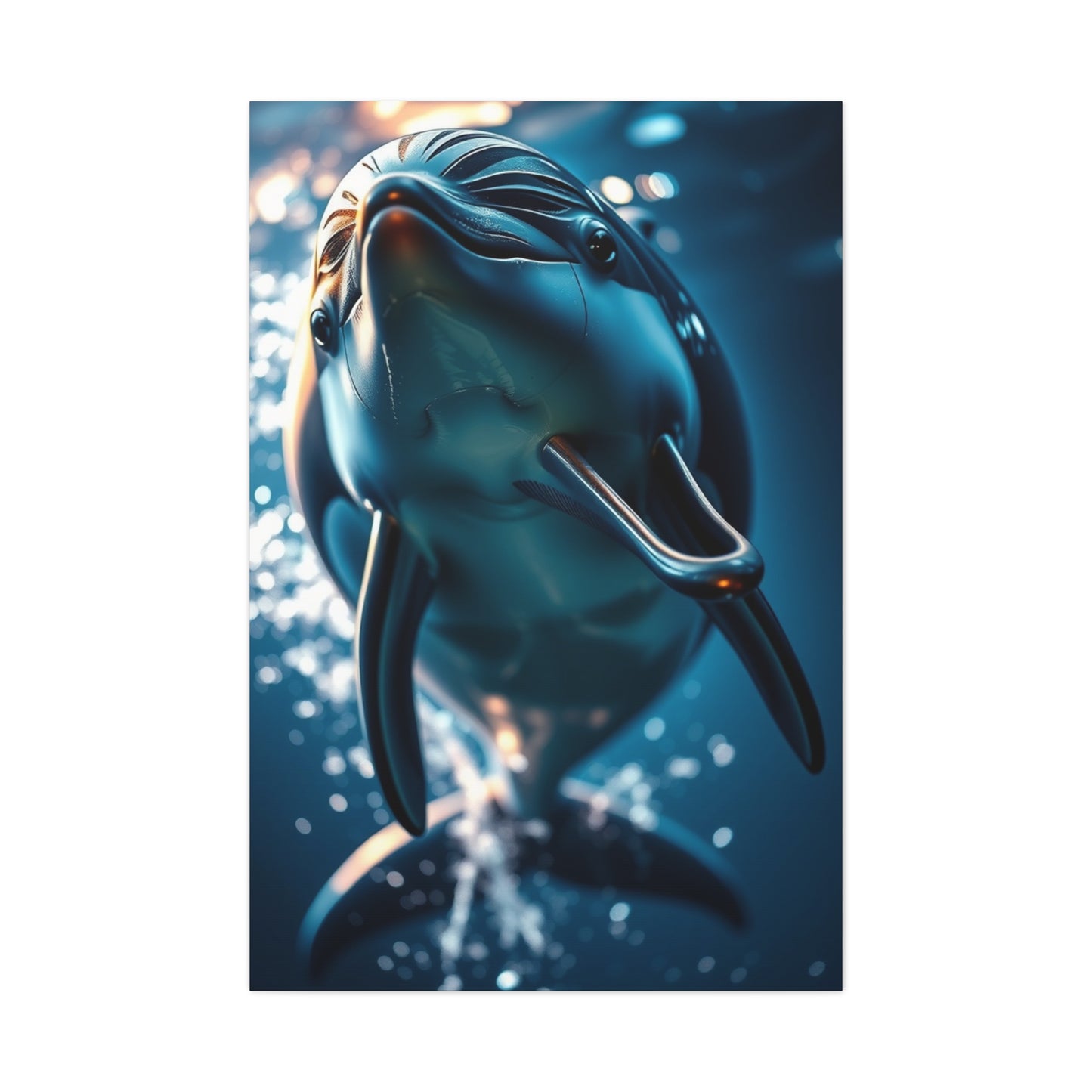 Masterpiece Dolphin Art Vision Wall Art & Canvas Print
