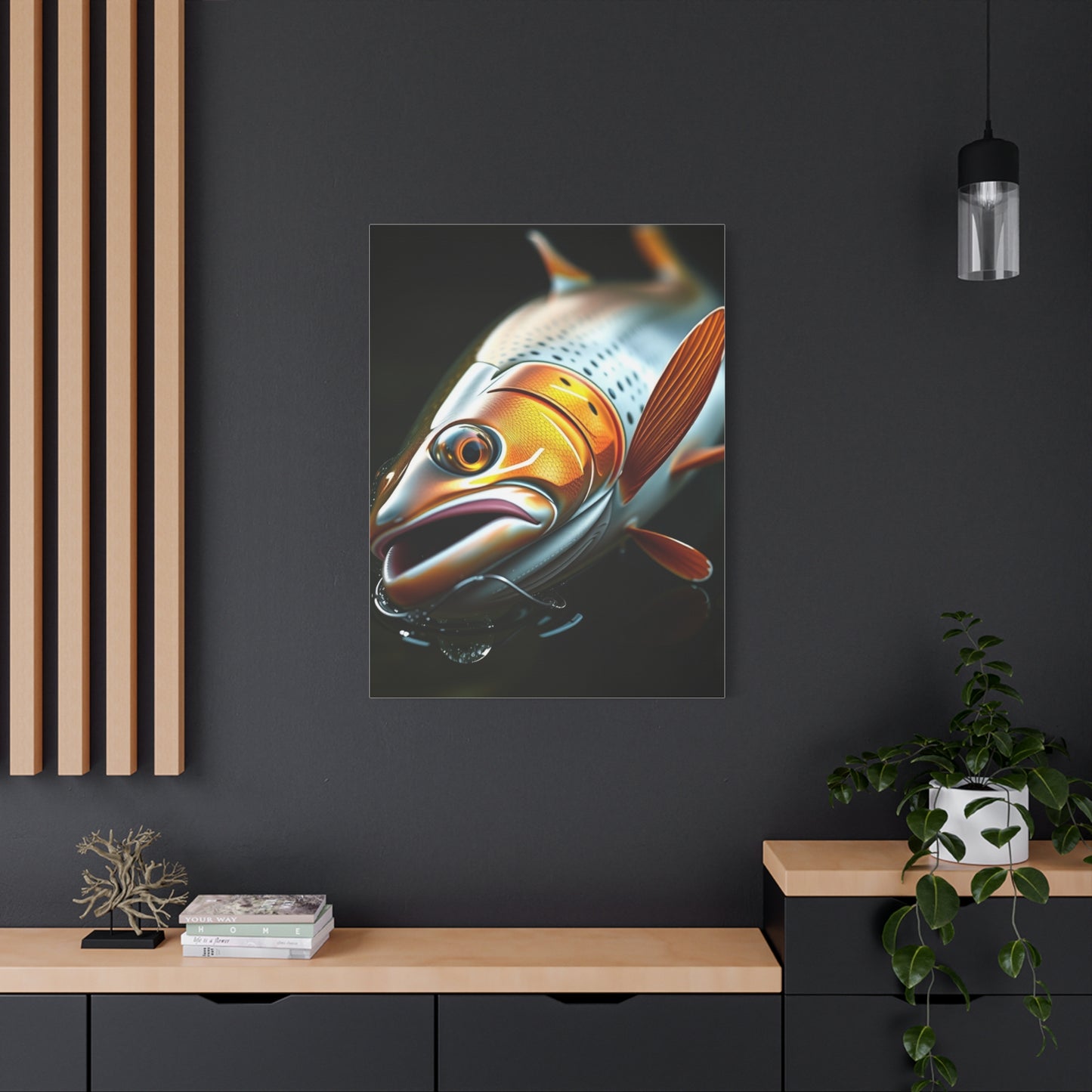 Masterpiece Trout Art Vision Wall Art & Canvas Print