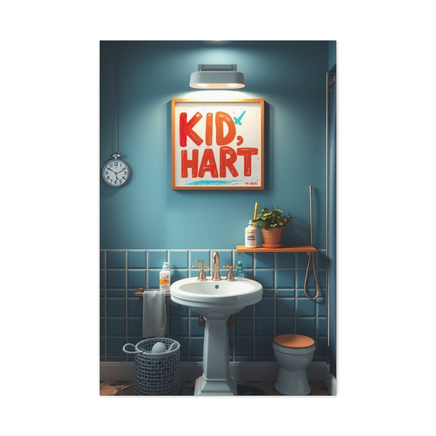 Supreme Kid’s Bathroom Art Collection Wall Art & Canvas Print