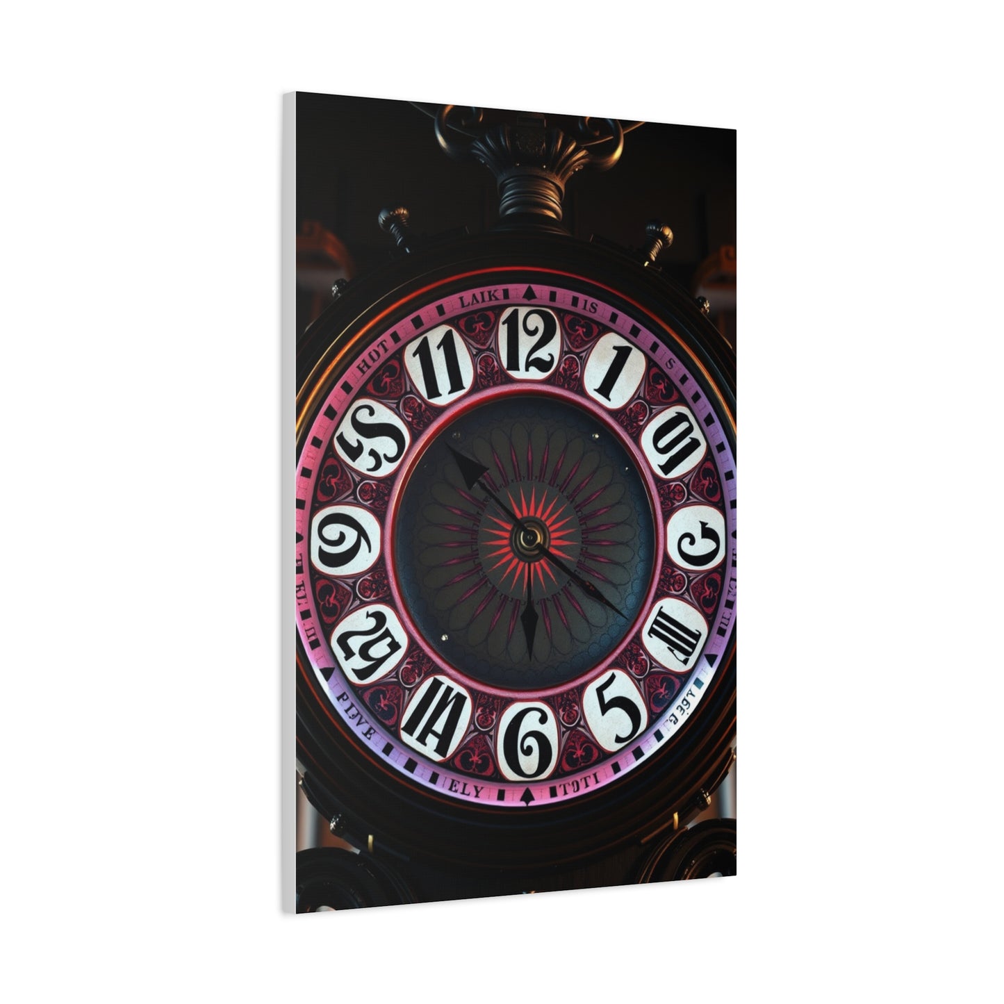 Vision Clock Art Art Wall Art & Canvas Print