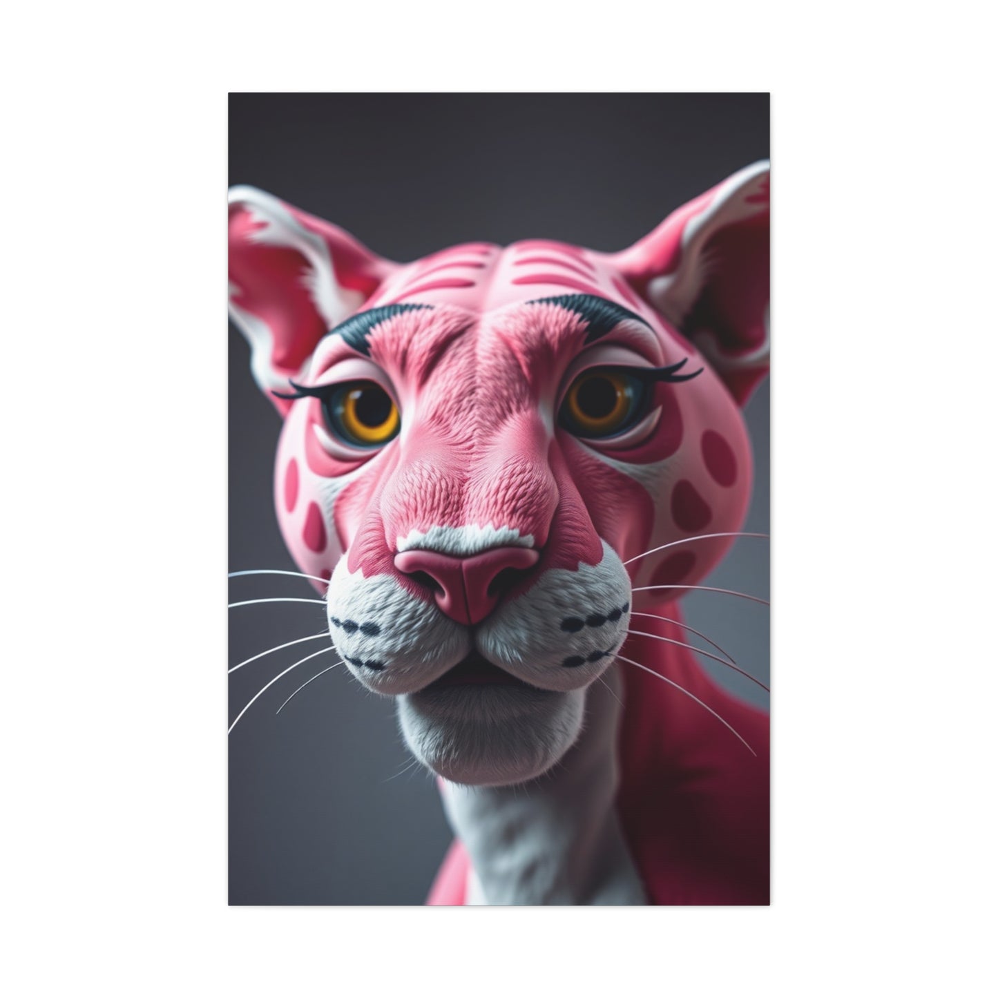 Pink Majesty Panther Wall Art Wall Art & Canvas Print