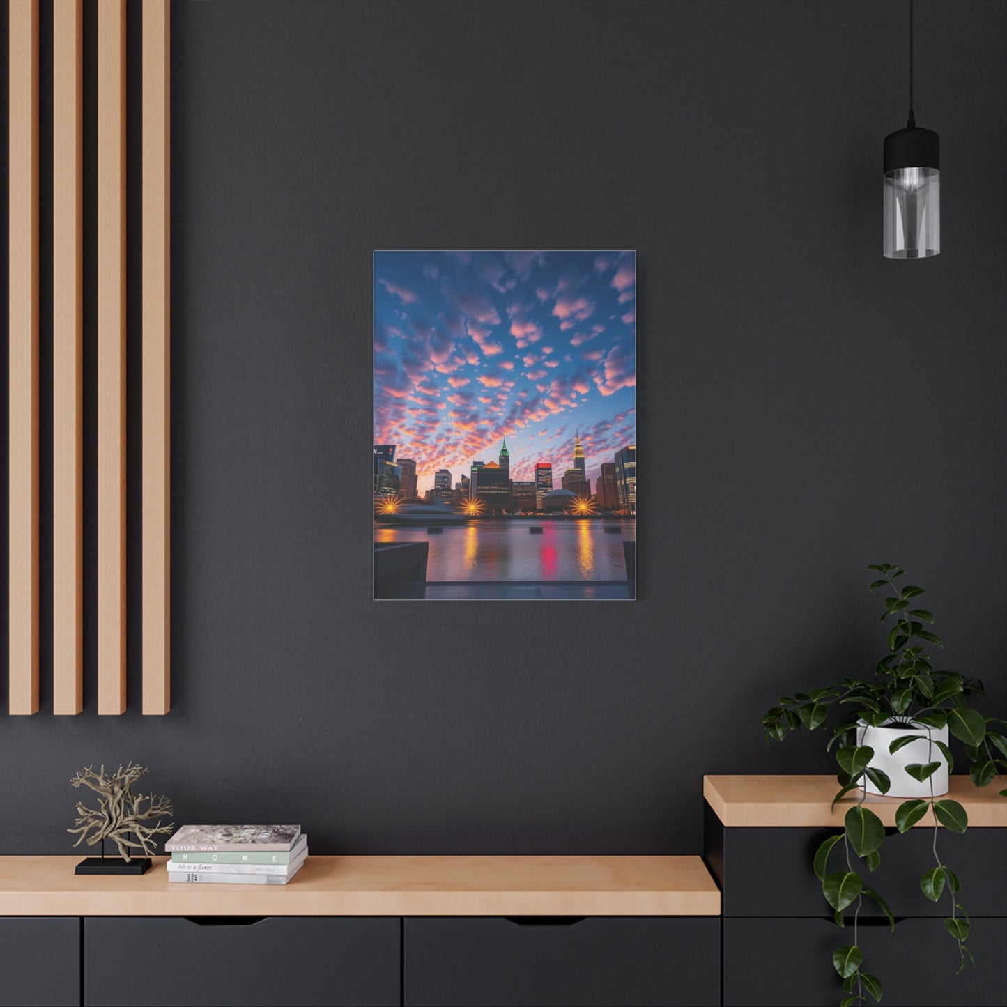 Michigan Sky Media Art Refined Canvas Wall Art & Canvas Print