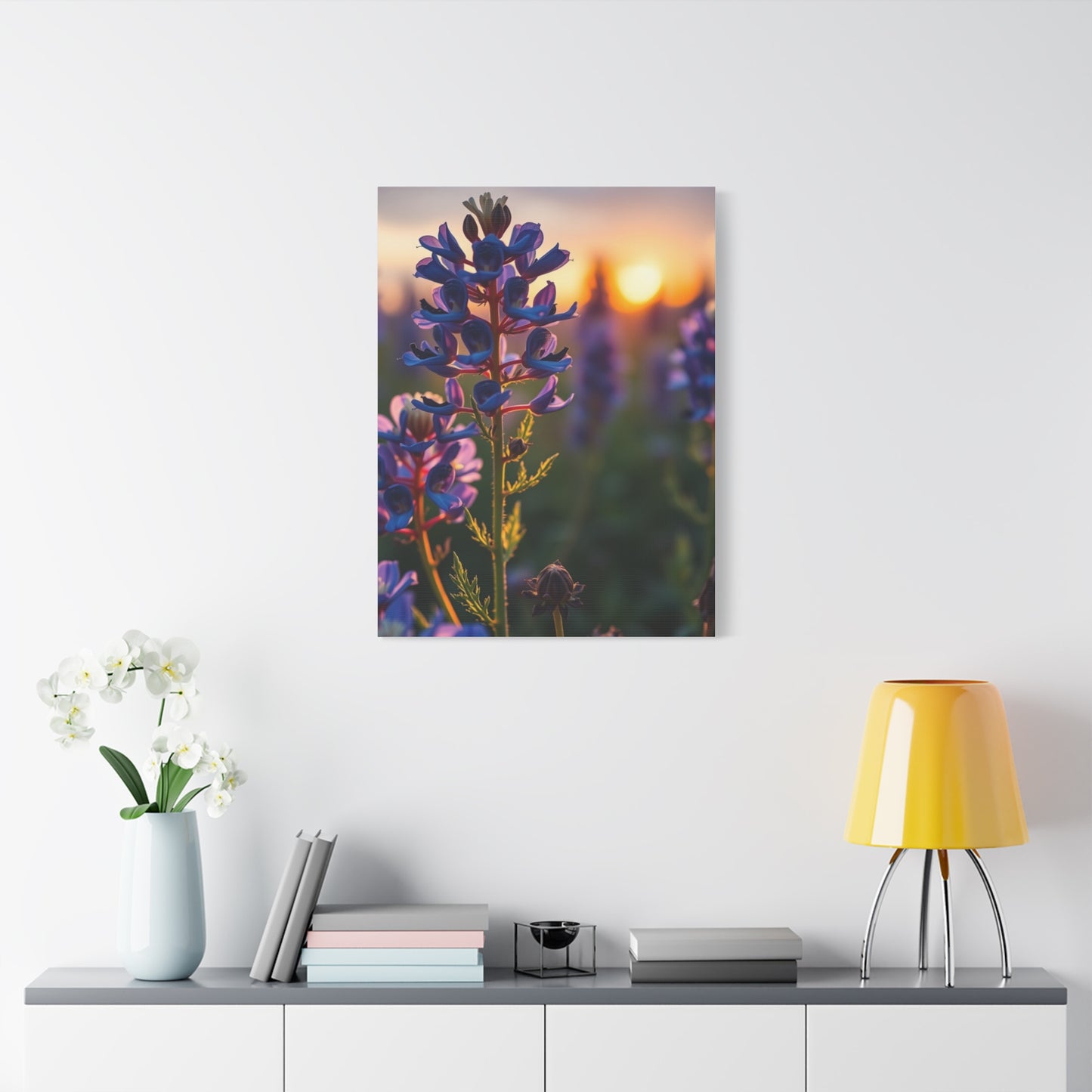 Vision Bluebonnet Flower Art Art Wall Art & Canvas Print