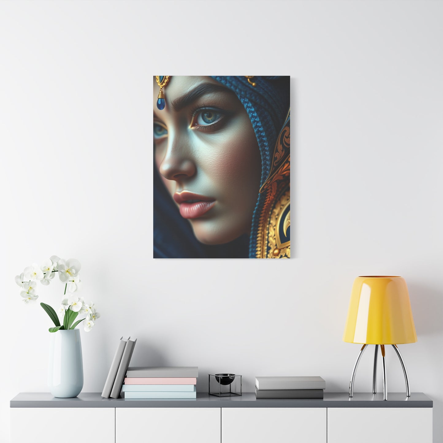 Supreme Blue & Gold Art Collection Wall Art & Canvas Print