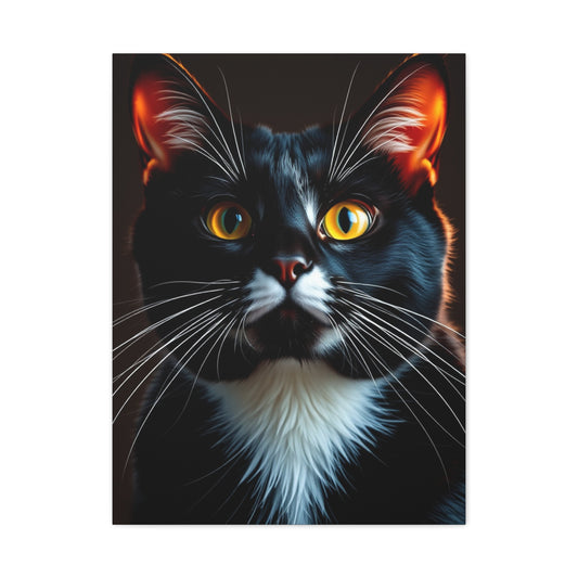 Tuxedo Cat Art Supreme Gallery Wall Art & Canvas Print