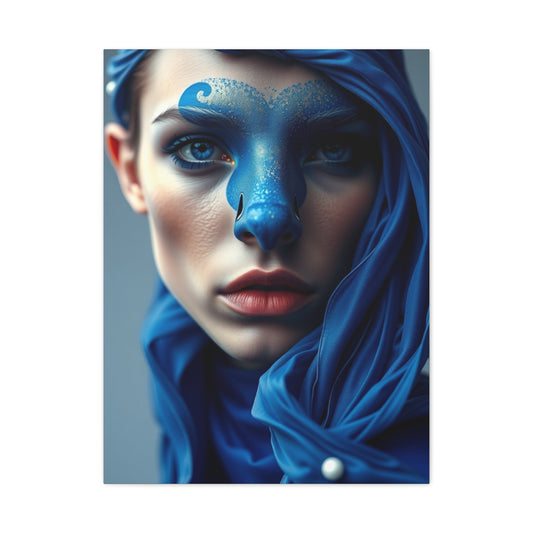 Navy Blue Art Luxury Canvas Wall Art & Canvas Print