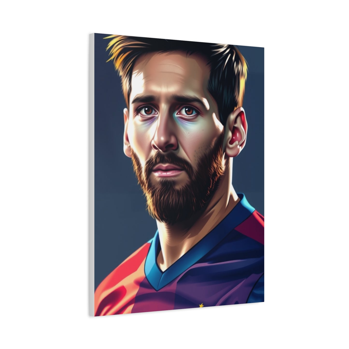 The Messi Opus: Illustrated Canvas Wall Art & Canvas Print