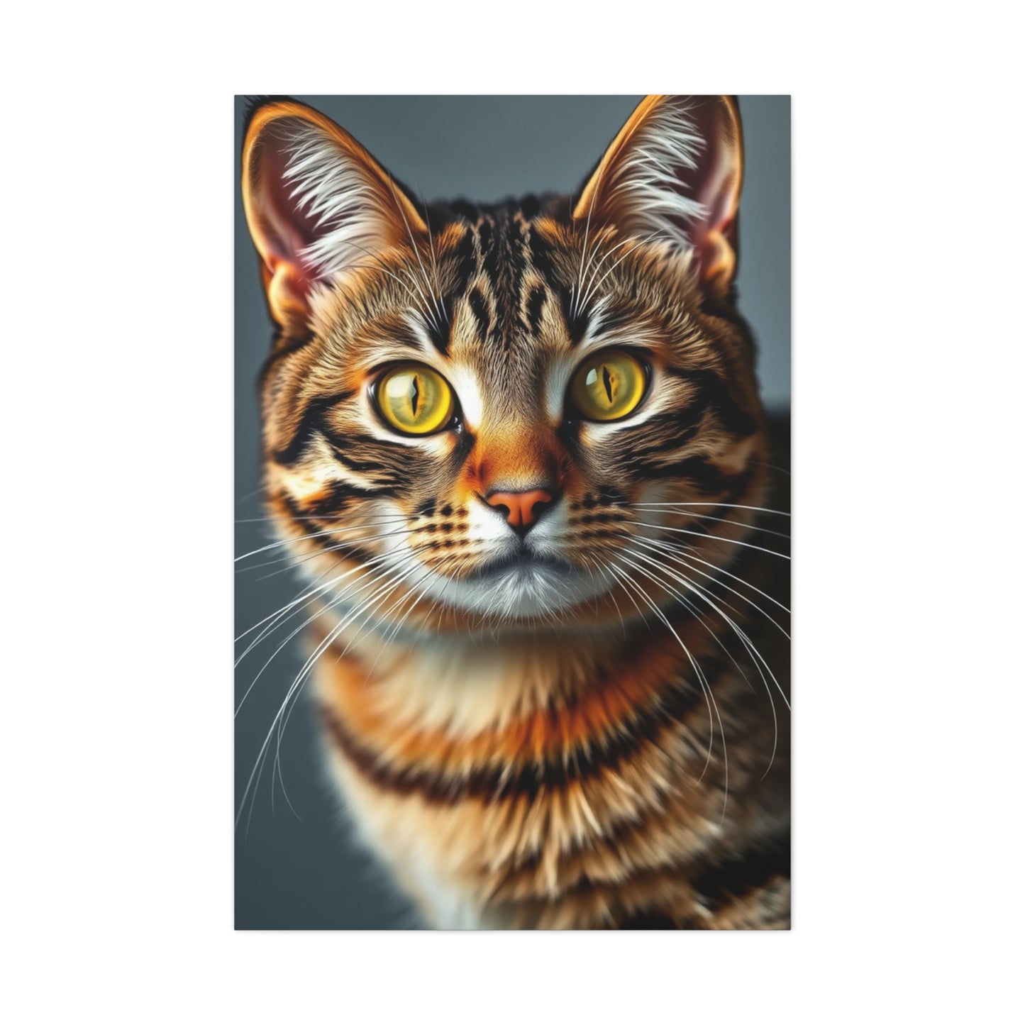 Tabby Cat Art Refined Canvas Wall Art & Canvas Print