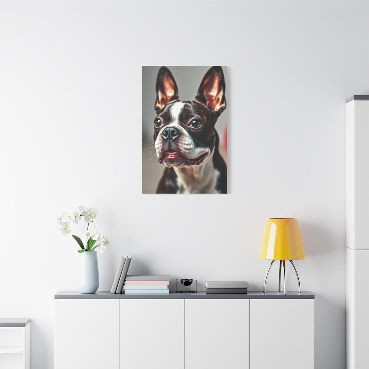Vision Boston Terrier Art Art Wall Art & Canvas Print