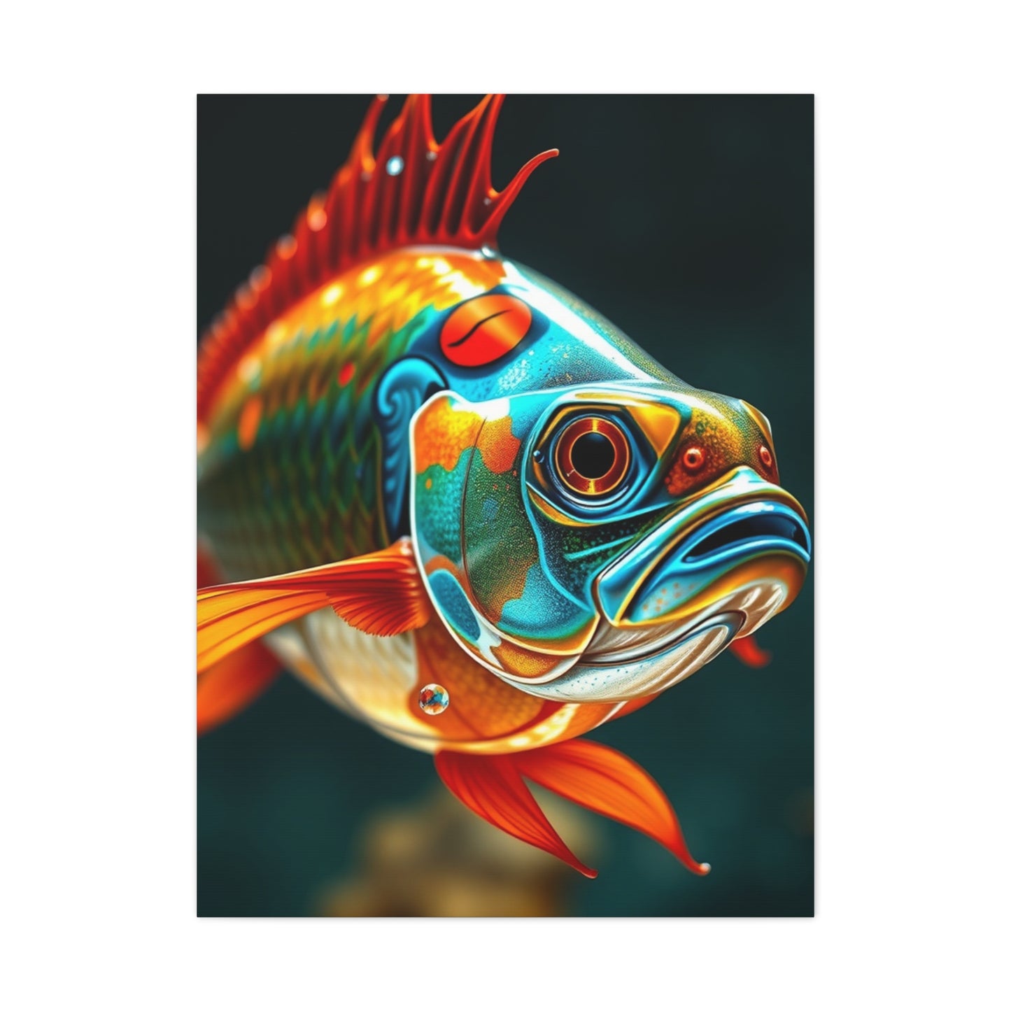 Fish Wall Art Refined Canvas Wall Art & Canvas Print
