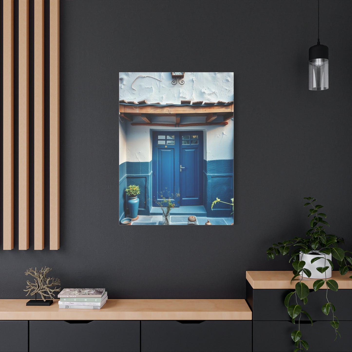 Supreme Blue and White Art Collection Wall Art & Canvas Print