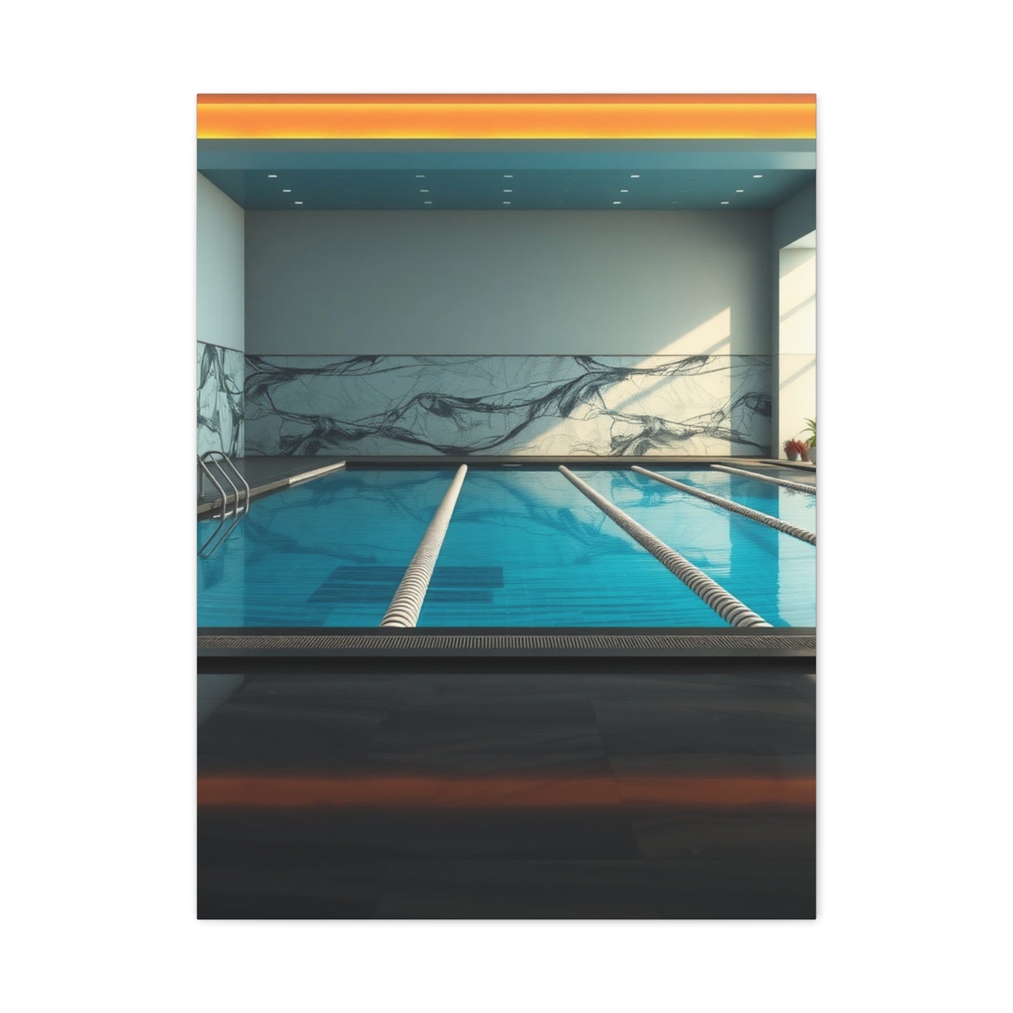 Masterpiece Swimming Pool Art Vision Wall Art & Canvas Print