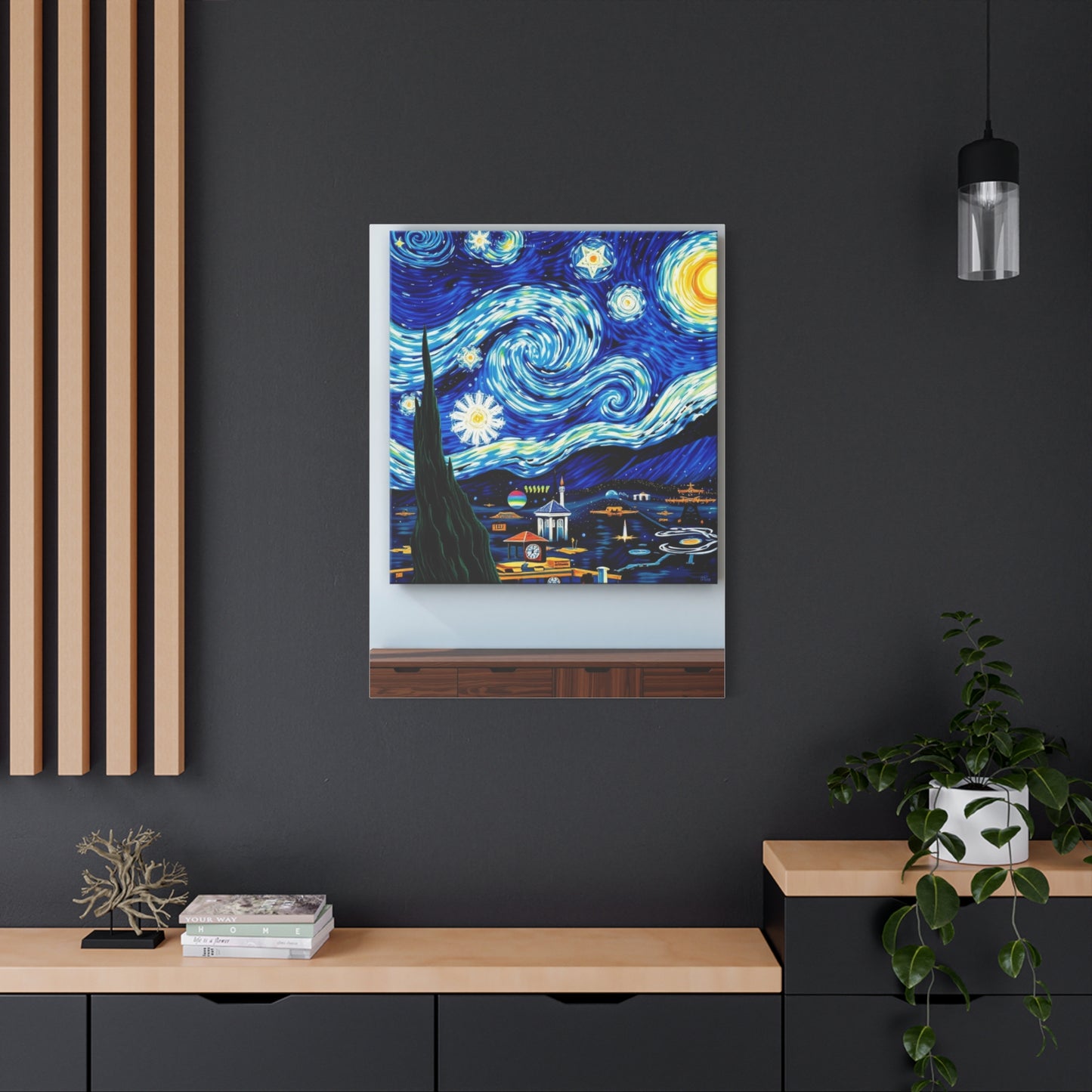 The Starry Night Canvas Art Supreme Gallery Wall Art & Canvas Print