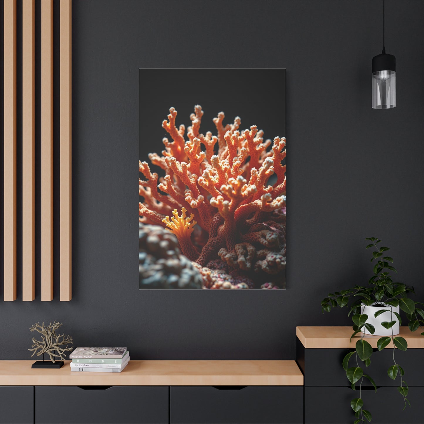 Coral Art Refined Canvas Wall Art & Canvas Print