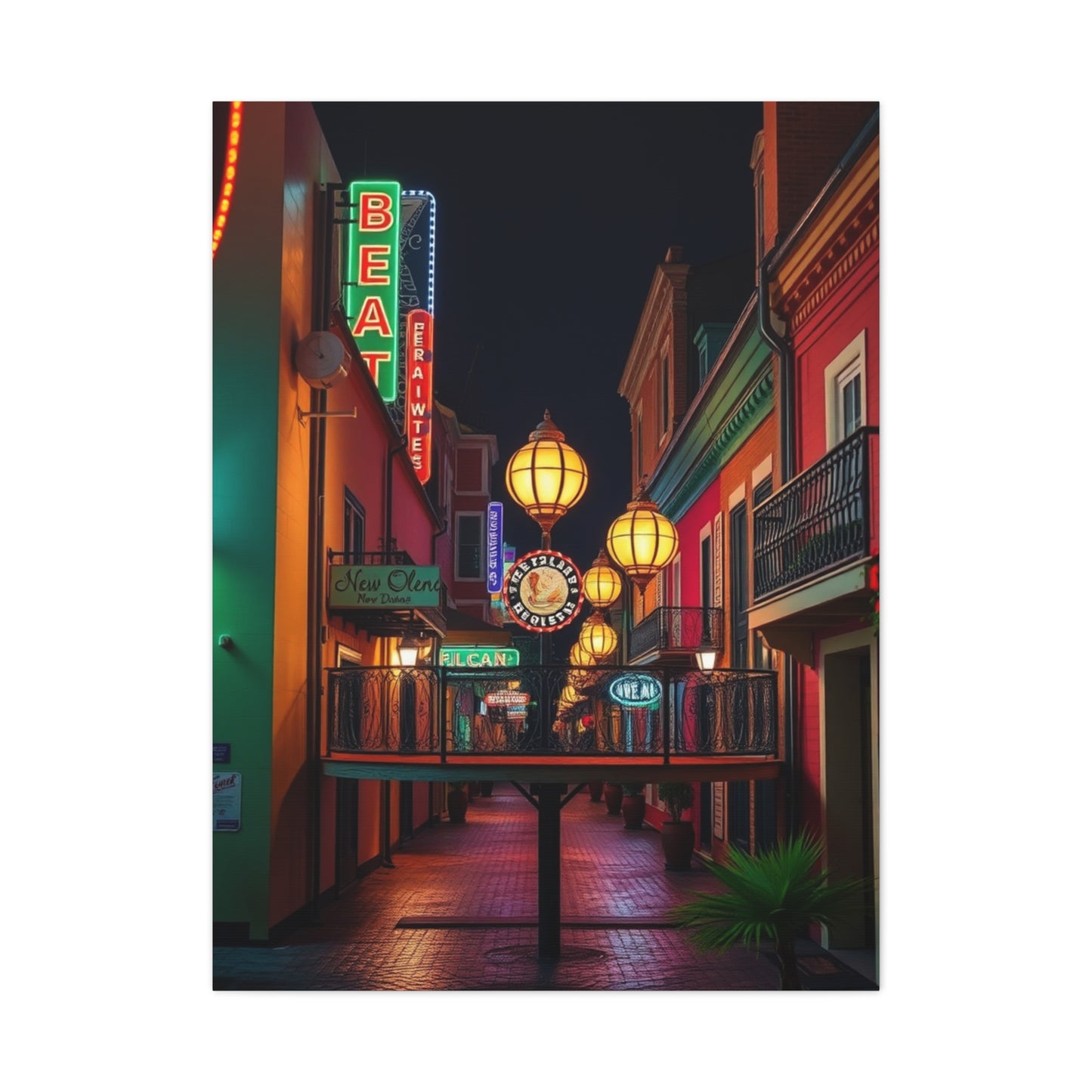 Crescent City Elegance Canvas