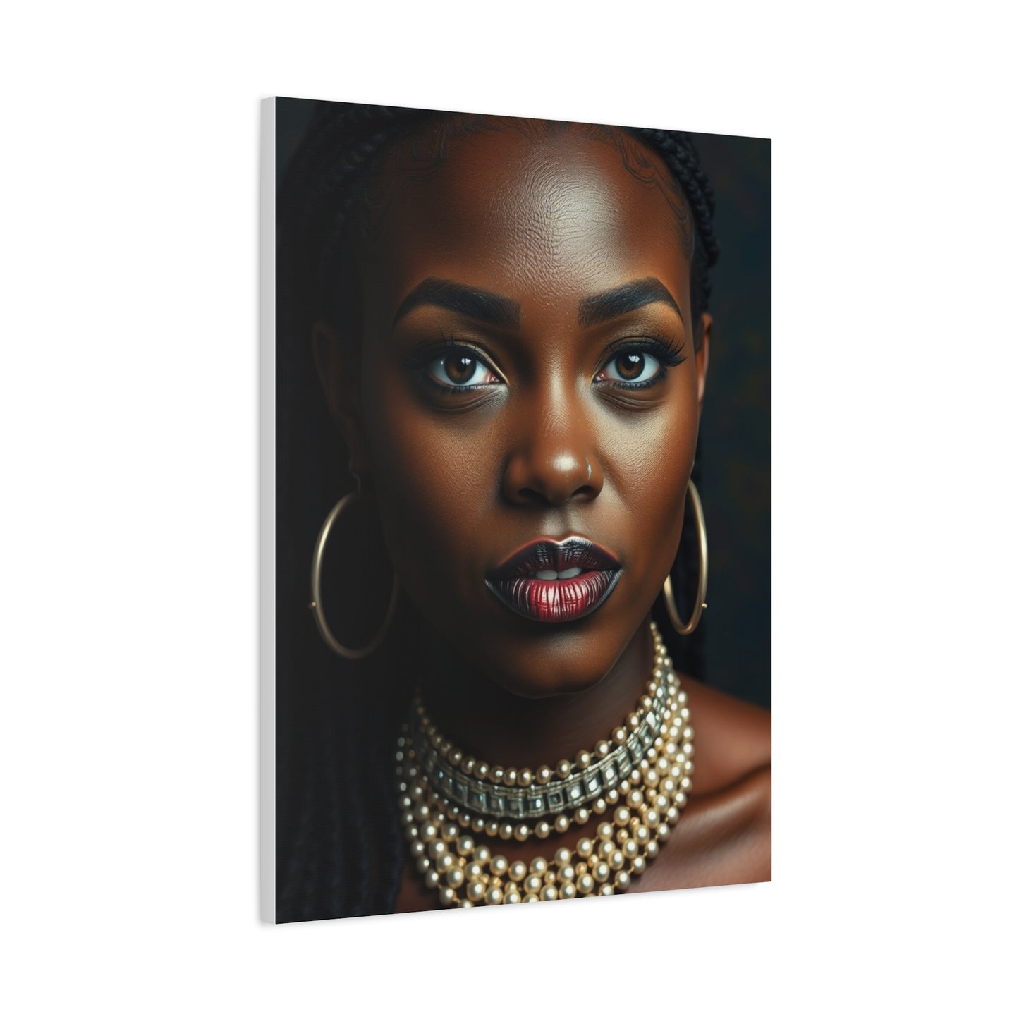 Masterpiece Domonique Brown Art Vision Wall Art & Canvas Print