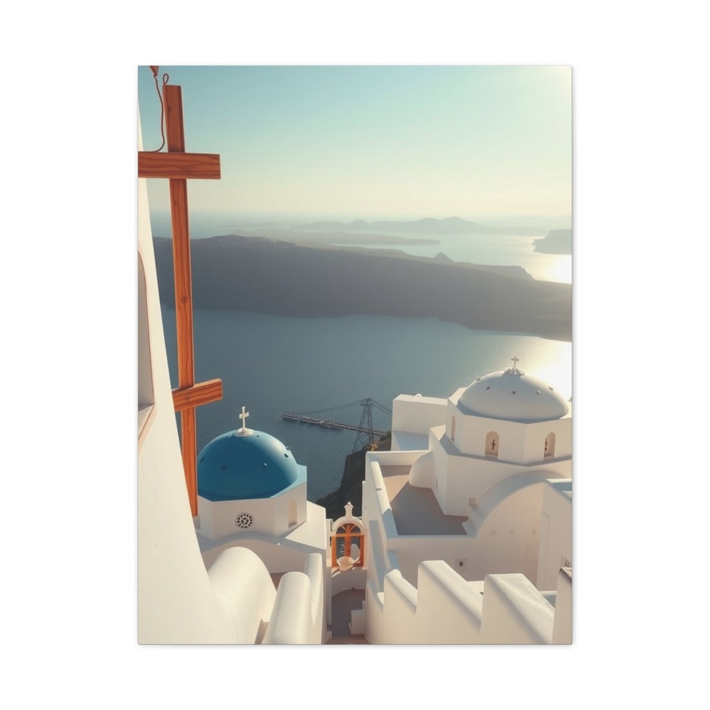 Masterpiece Santorini Art Vision Wall Art & Canvas Print