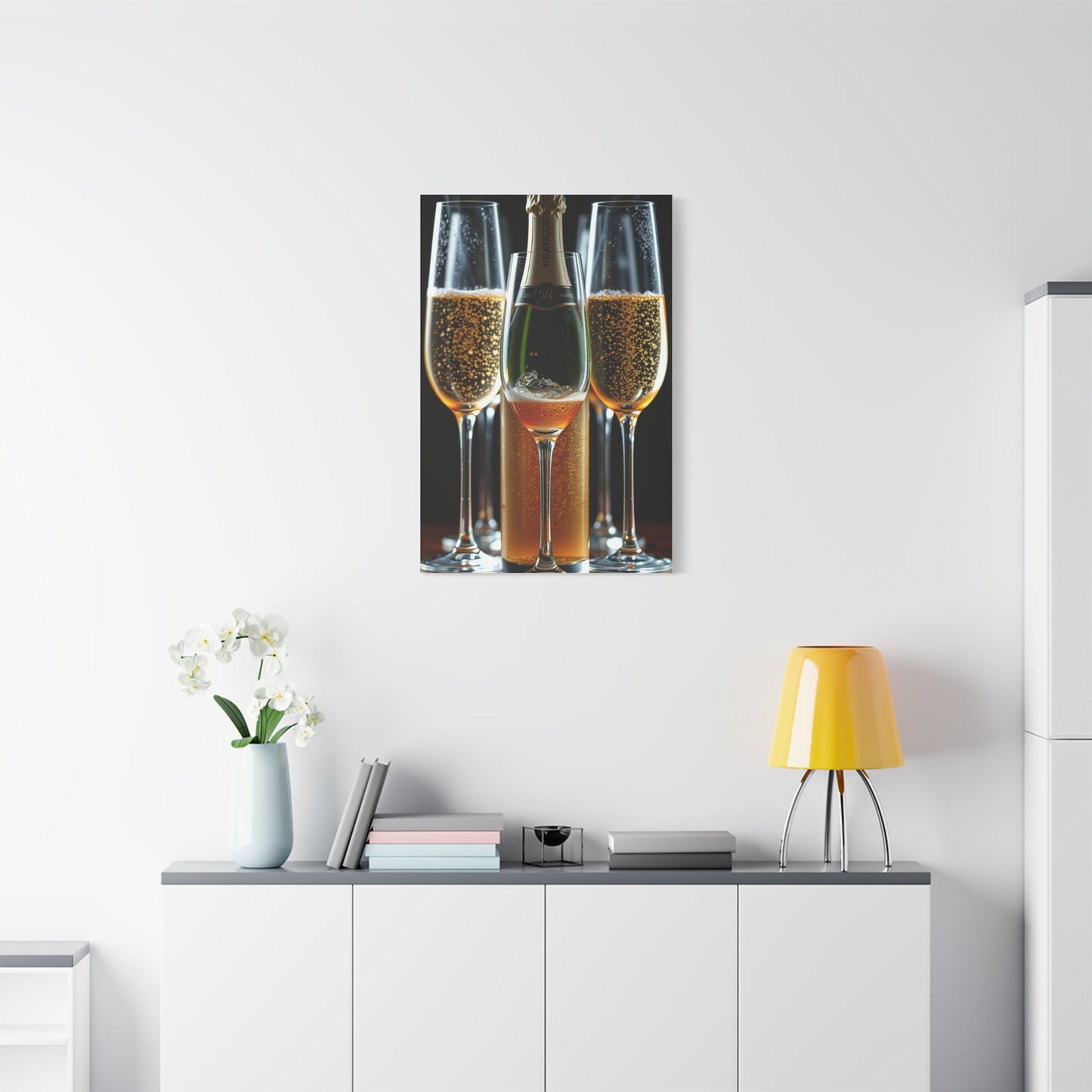 Vision Champagne Art Art Wall Art & Canvas Print