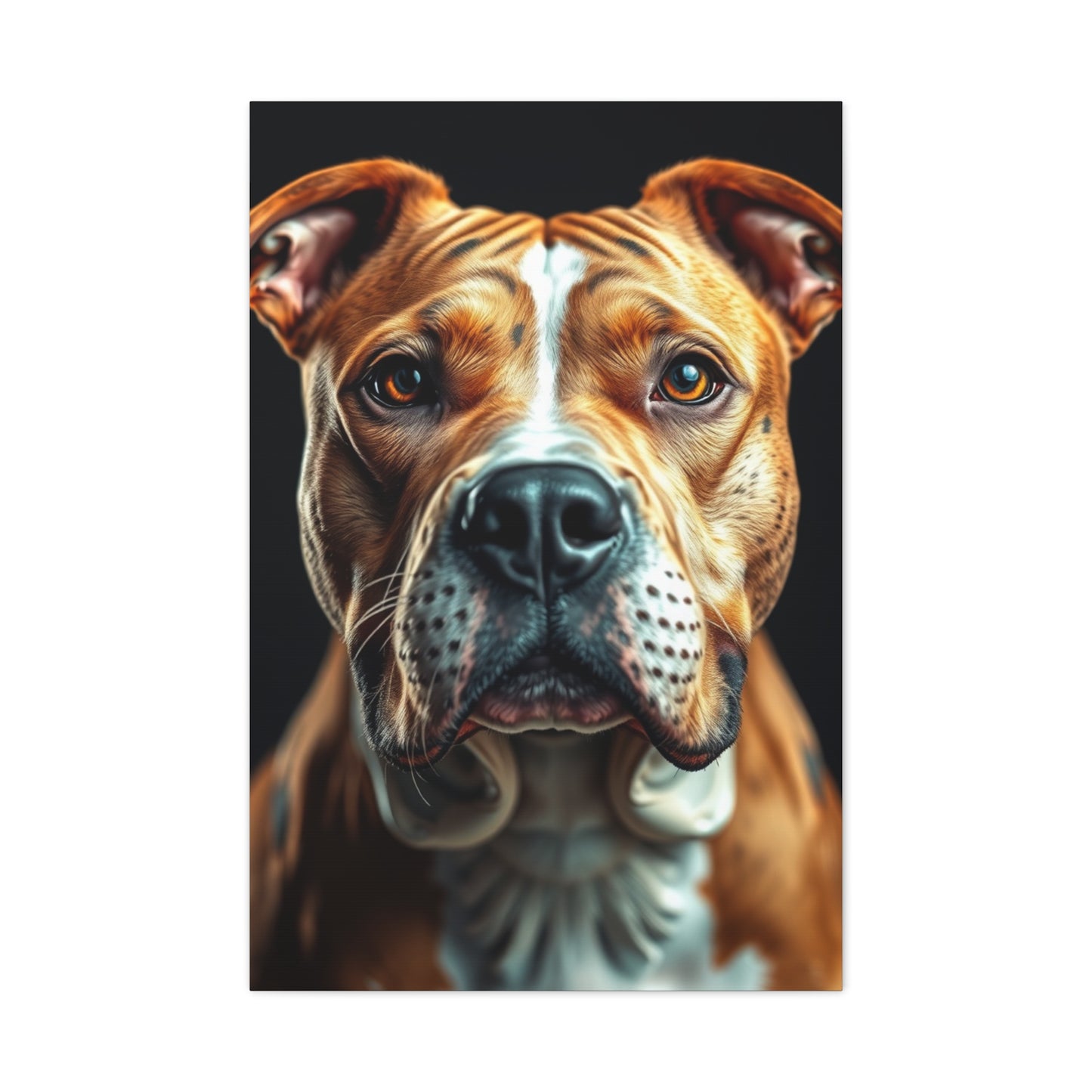 Pit Bull Art Luxury Canvas Wall Art & Canvas Print
