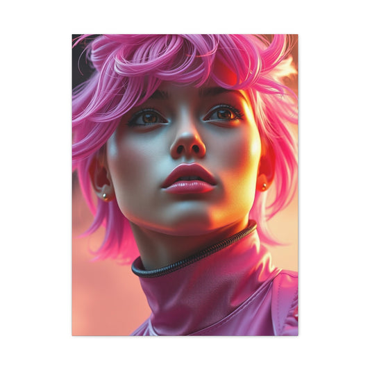 Supreme Gold & Pink Art Collection Wall Art & Canvas Print