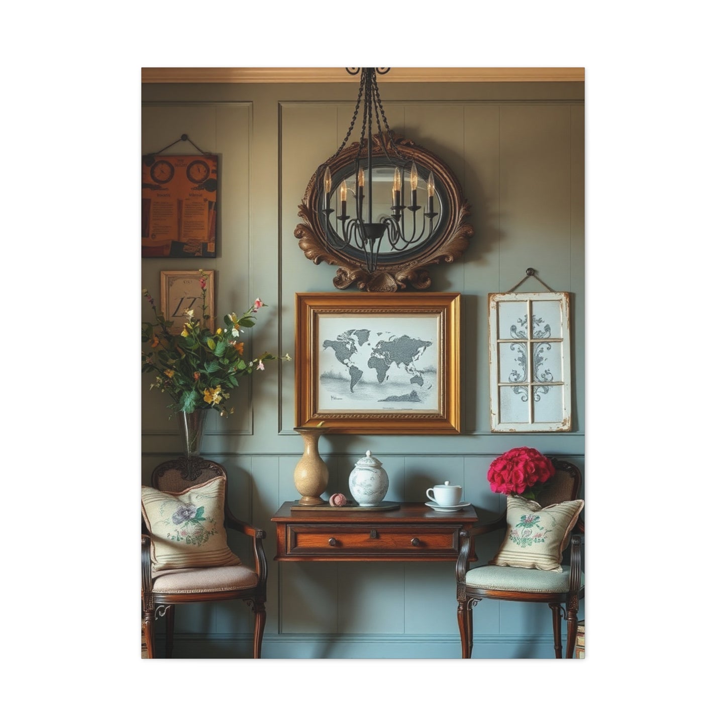 Masterpiece French Country Decor Art Vision Wall Art & Canvas Print