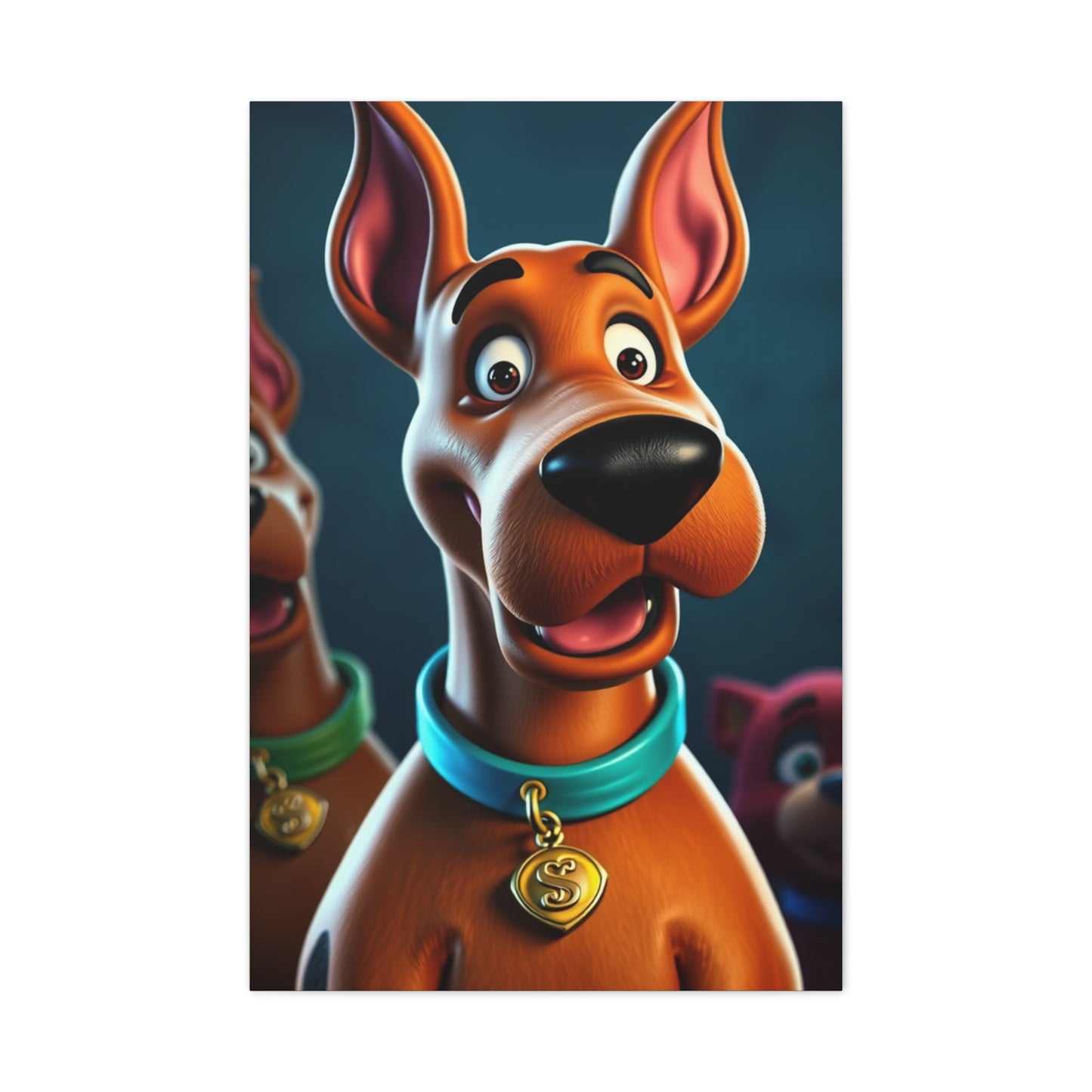 Scooby-Doo (TV Series) Characters Art Refined Canvas Wall Art & Canvas Print