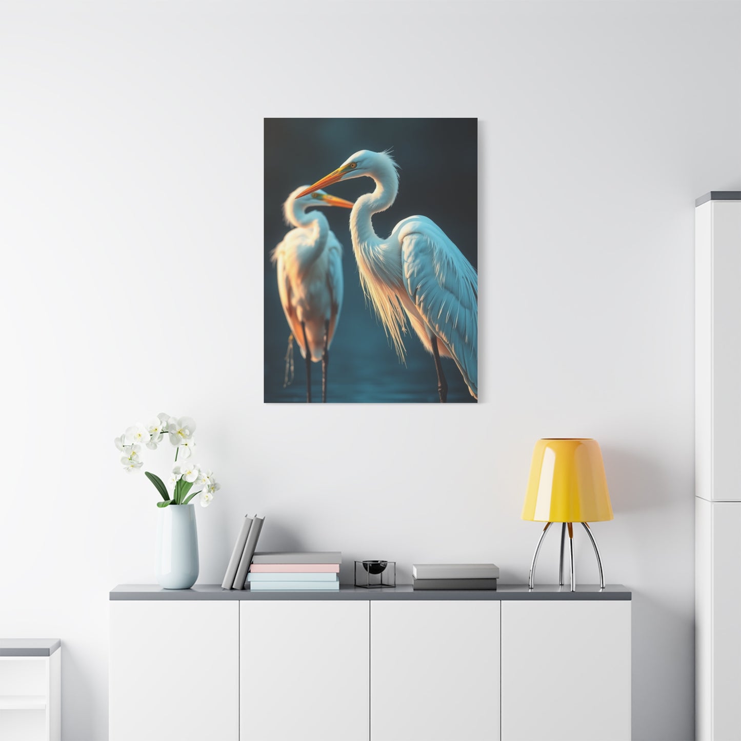 Herons and Egrets Art Refined Canvas Wall Art & Canvas Print