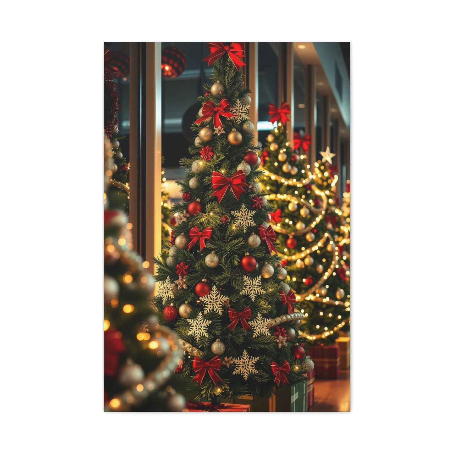 Elite Christmas Trees & Wreath Art Vision Wall Art & Canvas Print