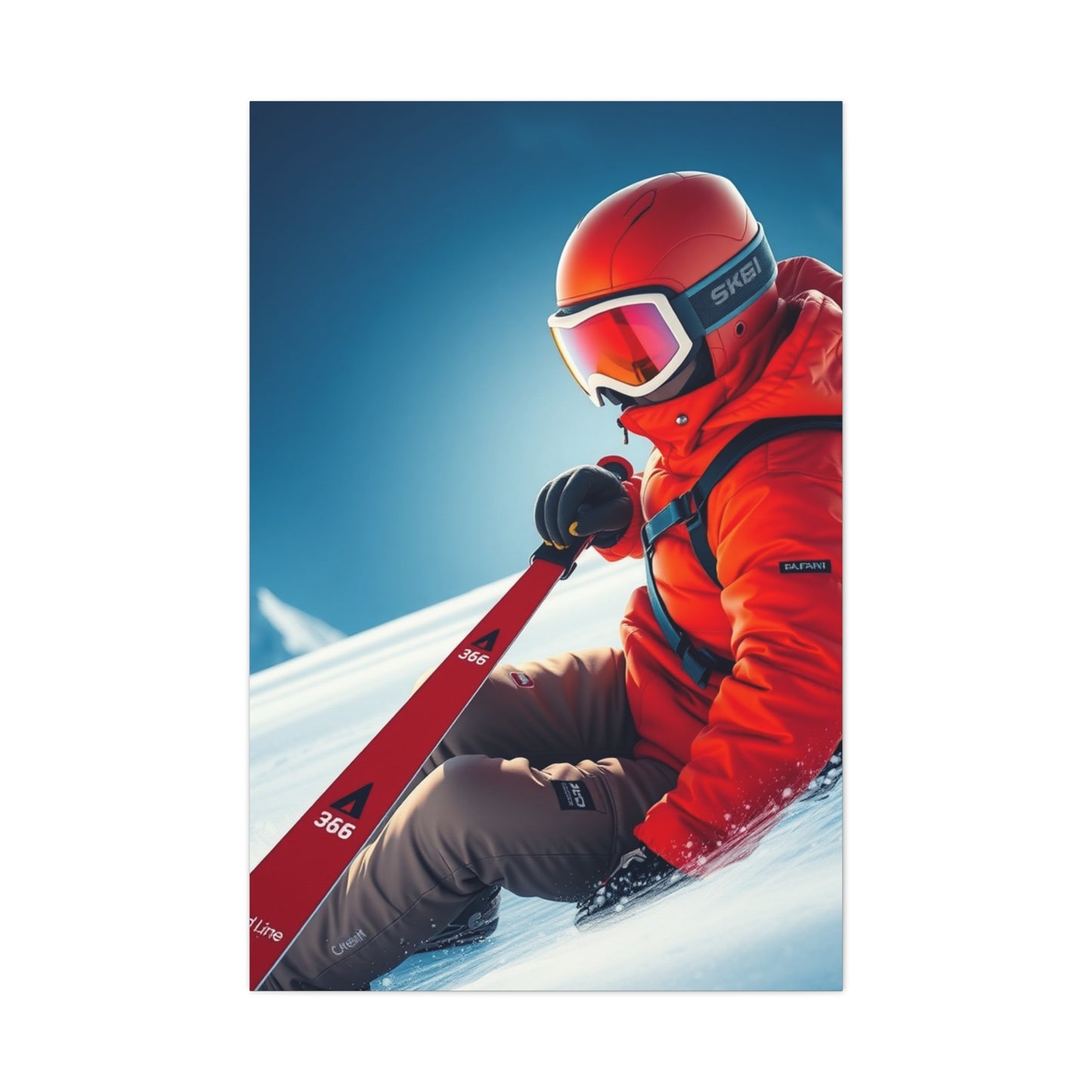 Skiing Art Luxury Canvas Wall Art & Canvas Print