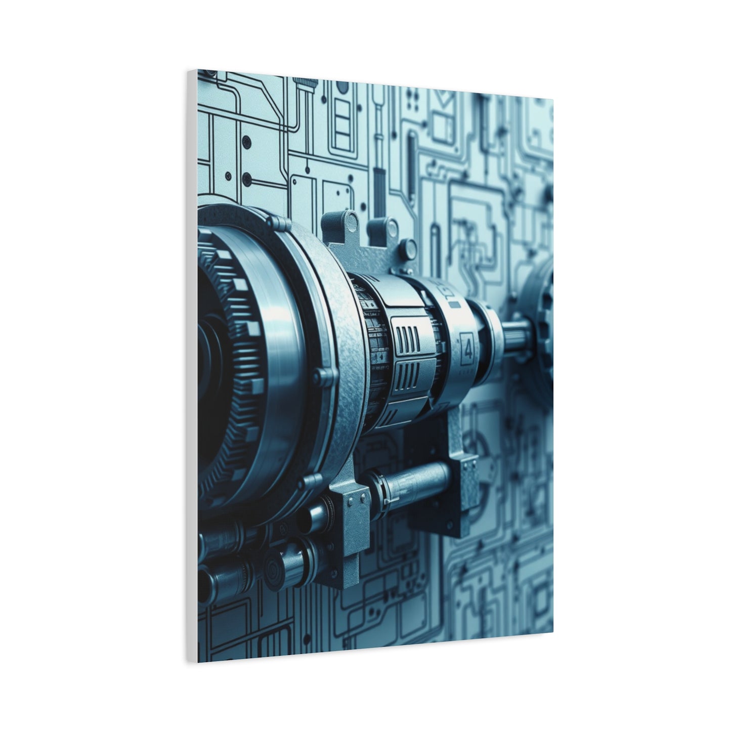 Engineering & Machinery Blueprints Art Supreme Gallery Wall Art & Canvas Print