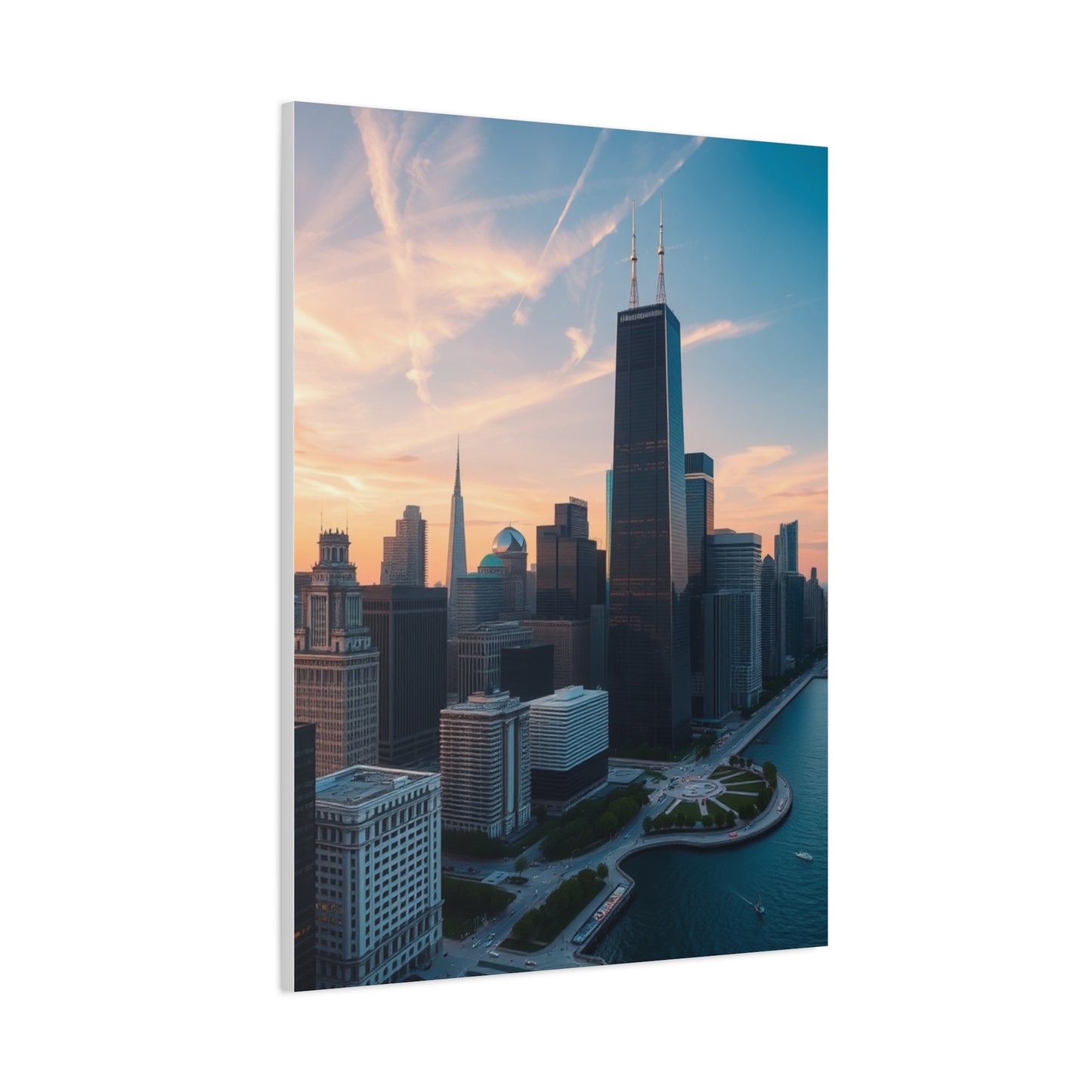 Masterpiece Chicago Skylines Art Vision Wall Art & Canvas Print