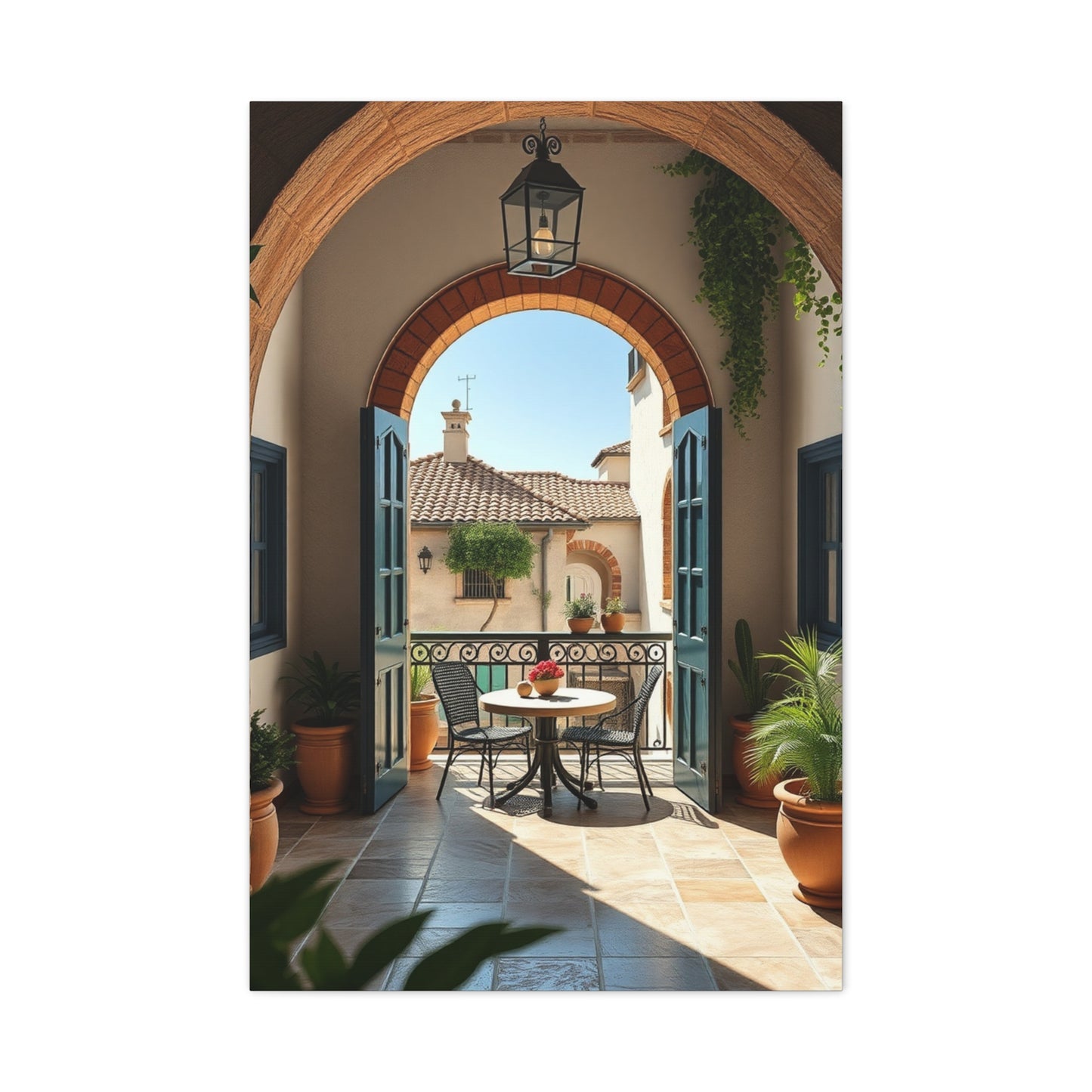 Mediterranean Decor Art Refined Canvas Wall Art & Canvas Print