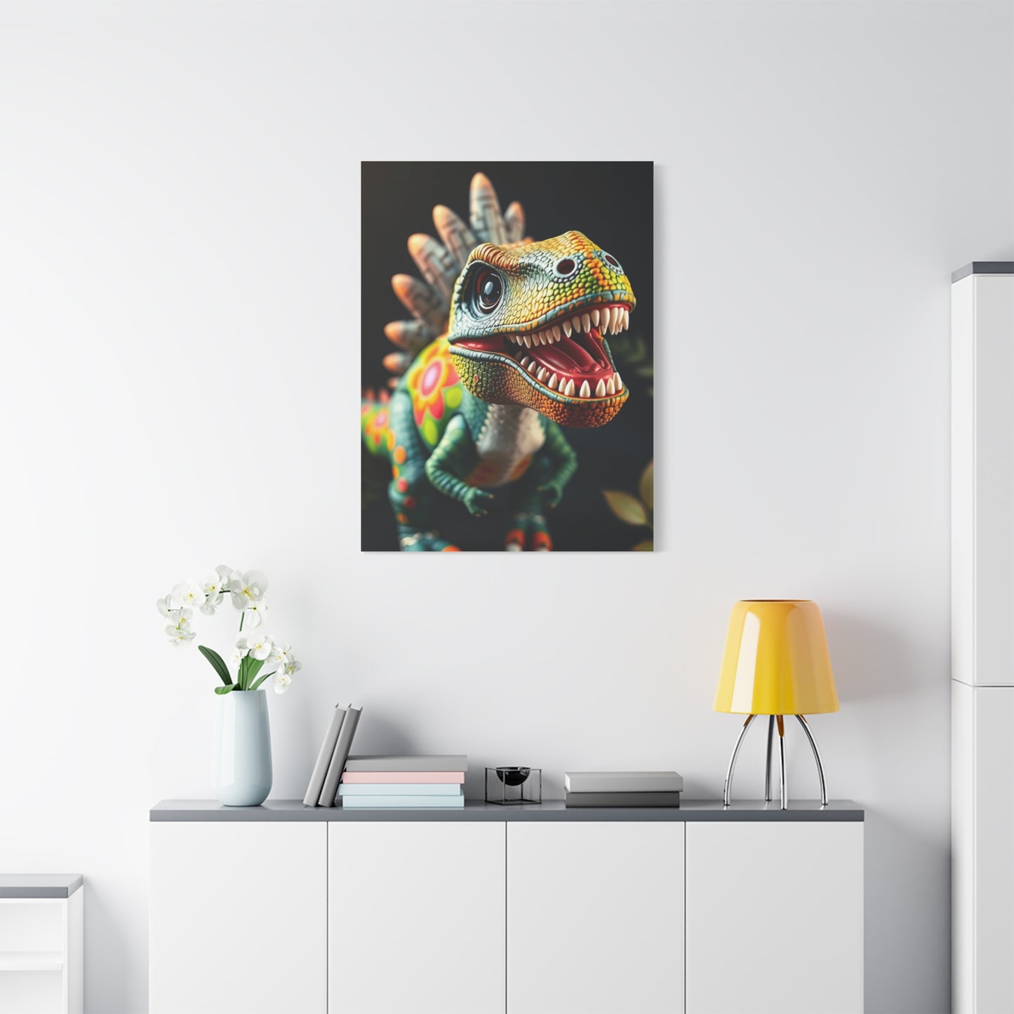 Kid’s Dinosaur Art Refined Canvas Wall Art & Canvas Print