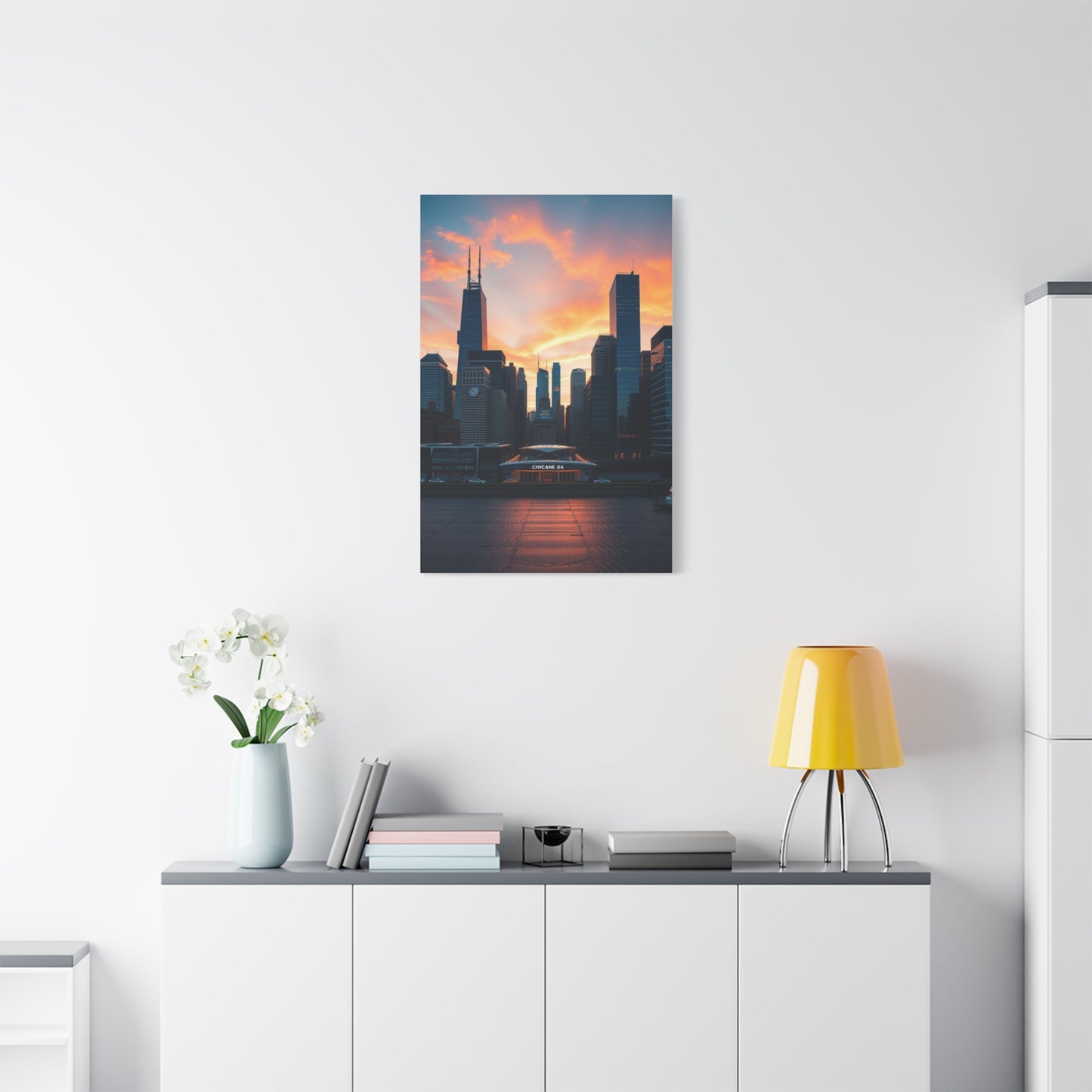 Vision Chicago Skylines Art Art Wall Art & Canvas Print