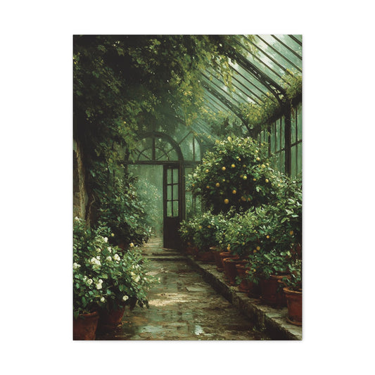 Vintage Greenhouse Garden Wall Art & Canvas Print