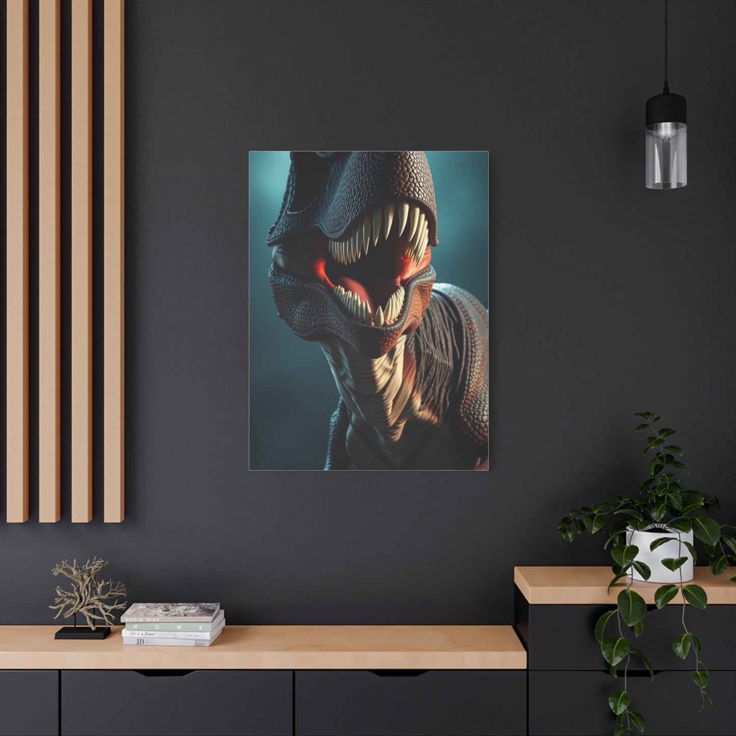 Tyrannosaurus Rex Art Luxury Canvas Wall Art & Canvas Print