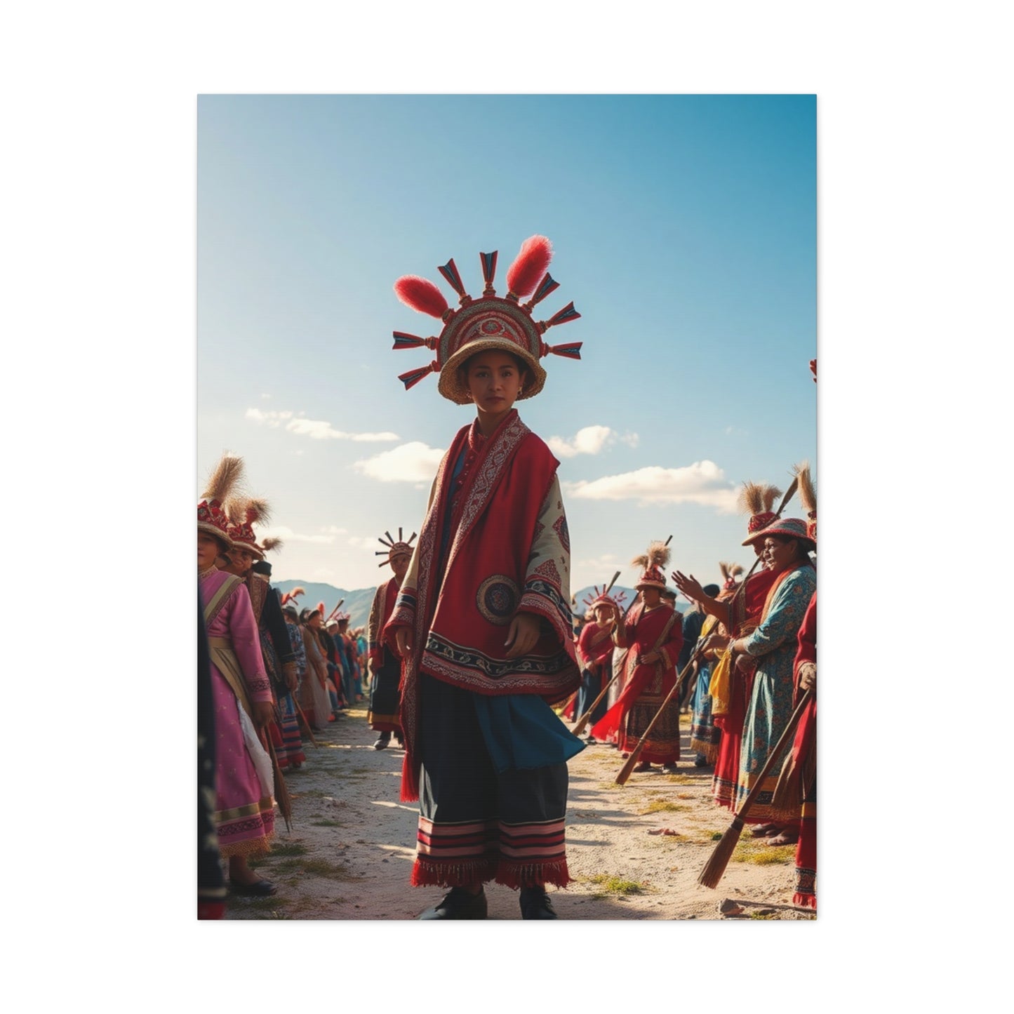 Folk Art Luxury Canvas Wall Art & Canvas Print