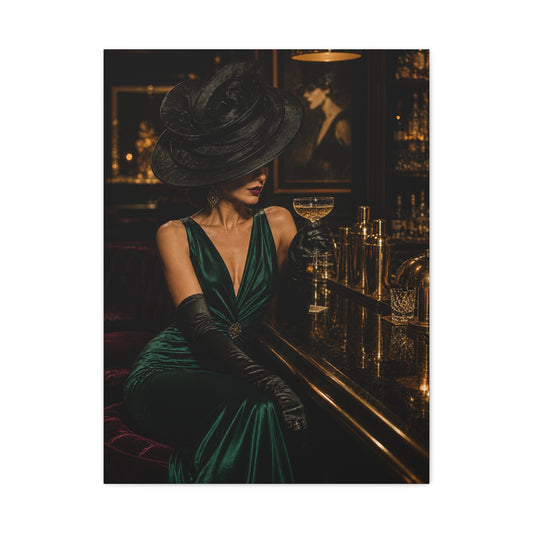 Couture Lounge Muse Portrait Wall Art & Canvas Print
