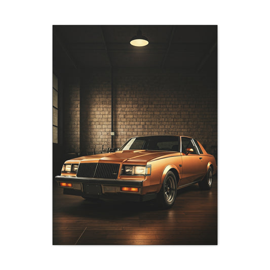 Classic Buick Regal Coupe in Heritage Garage Wall Art & Canvas