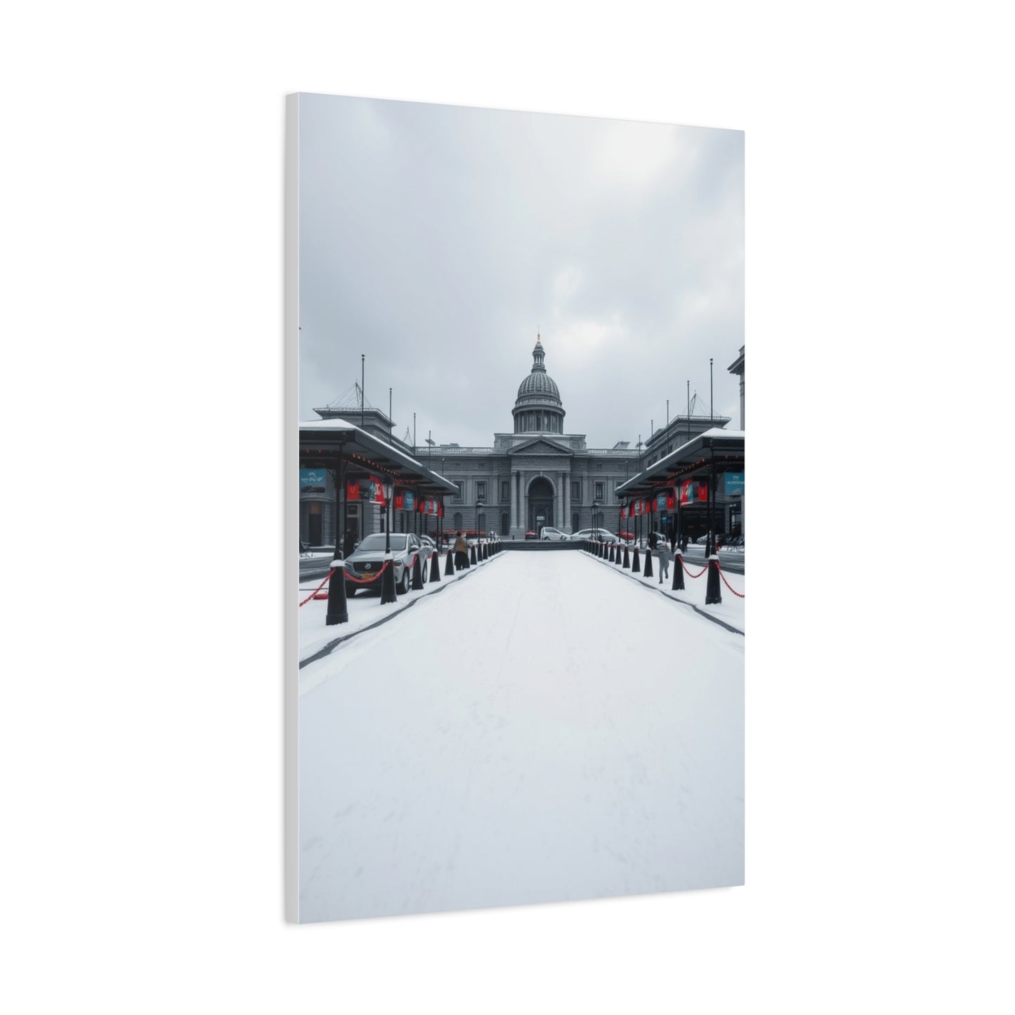 Gray & White Art Refined Canvas Wall Art & Canvas Print