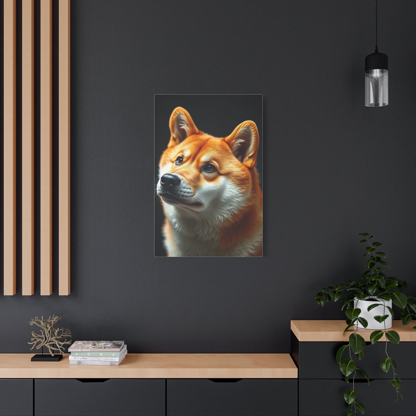 Shiba Inu Dog Art Luxury Canvas Wall Art & Canvas Print