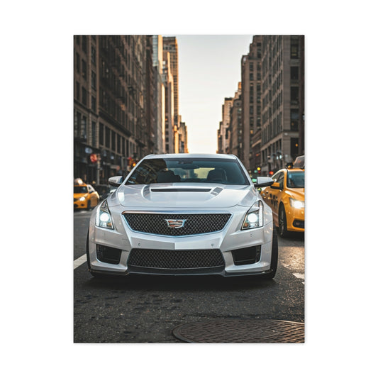 Cadillac CTS-V City Dominance Wall Art & Canvas Prints