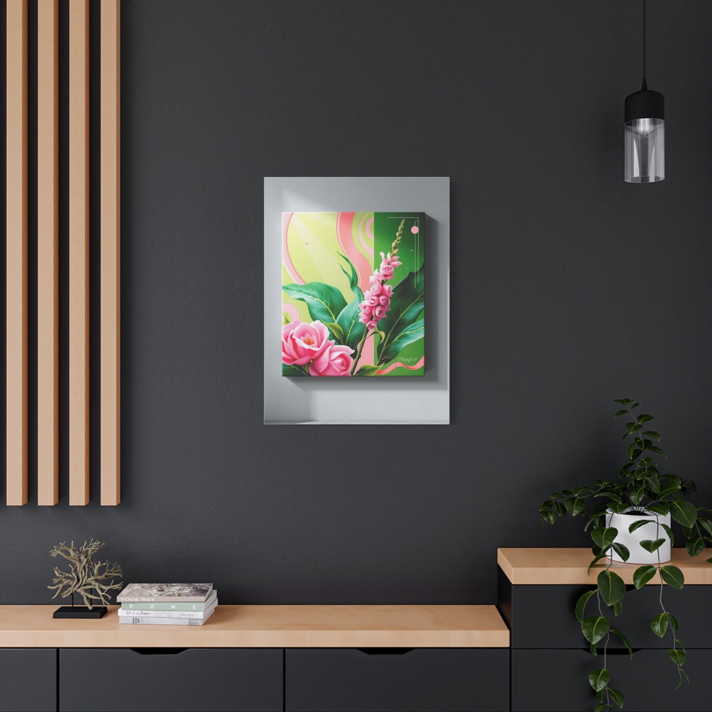 Green & Pink Canvas Art Supreme Gallery Wall Art & Canvas Print