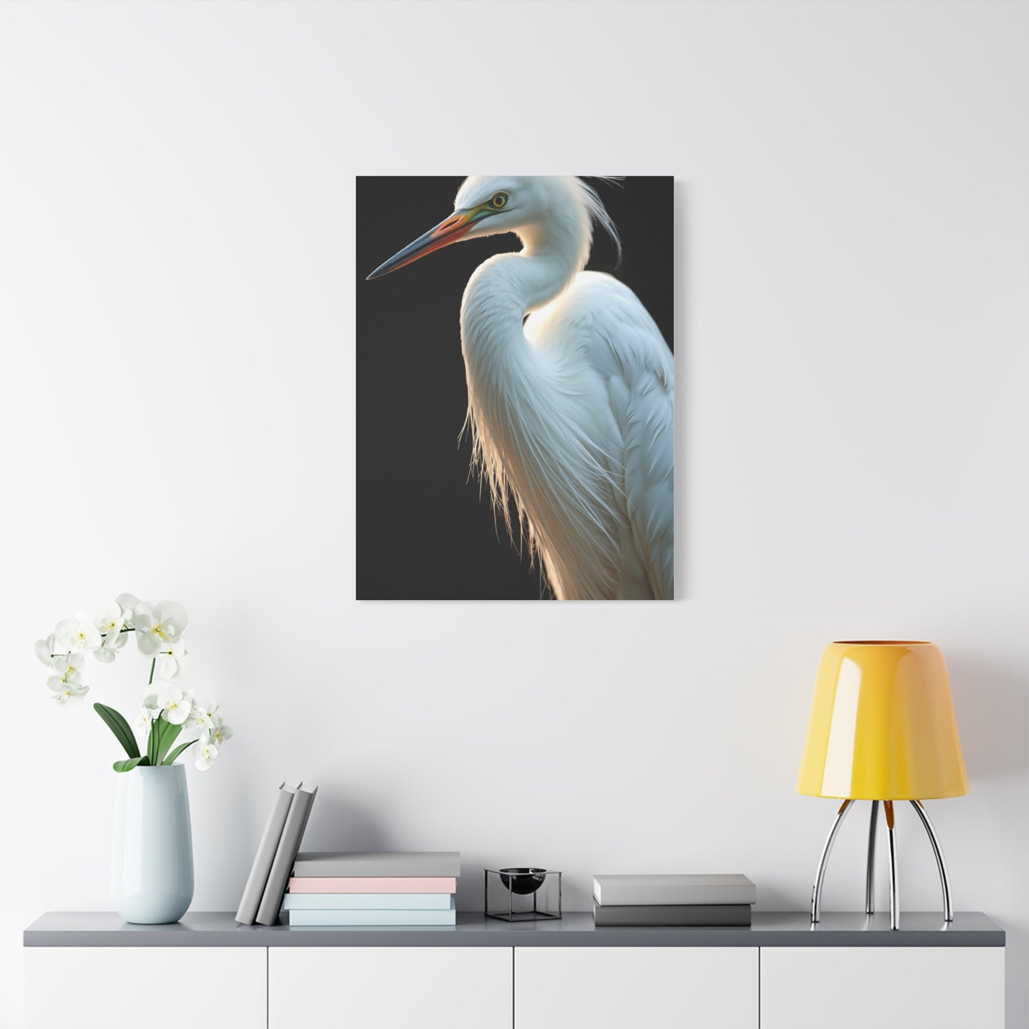 Supreme Egret Art Collection Wall Art & Canvas Print