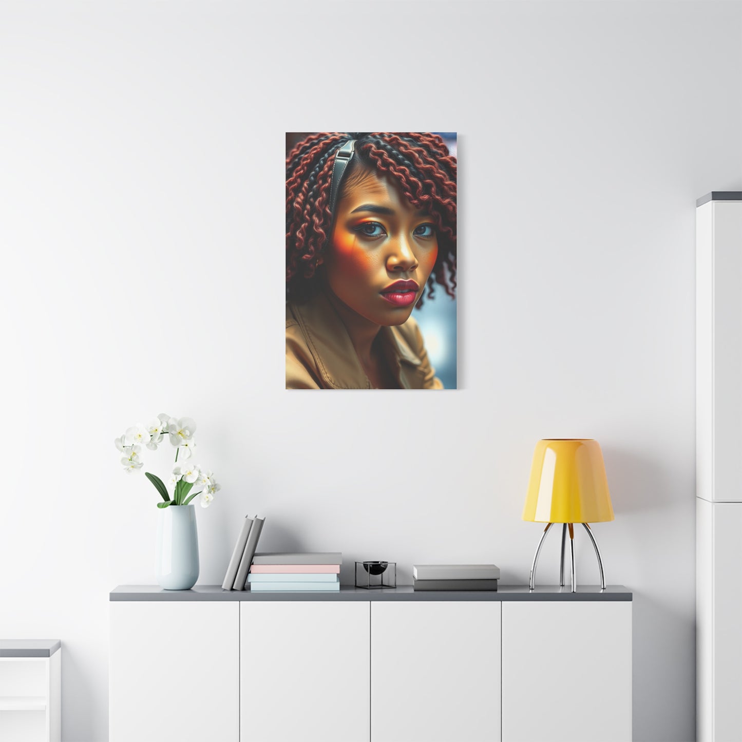 Supreme Pop of Orange Art Collection Wall Art & Canvas Print