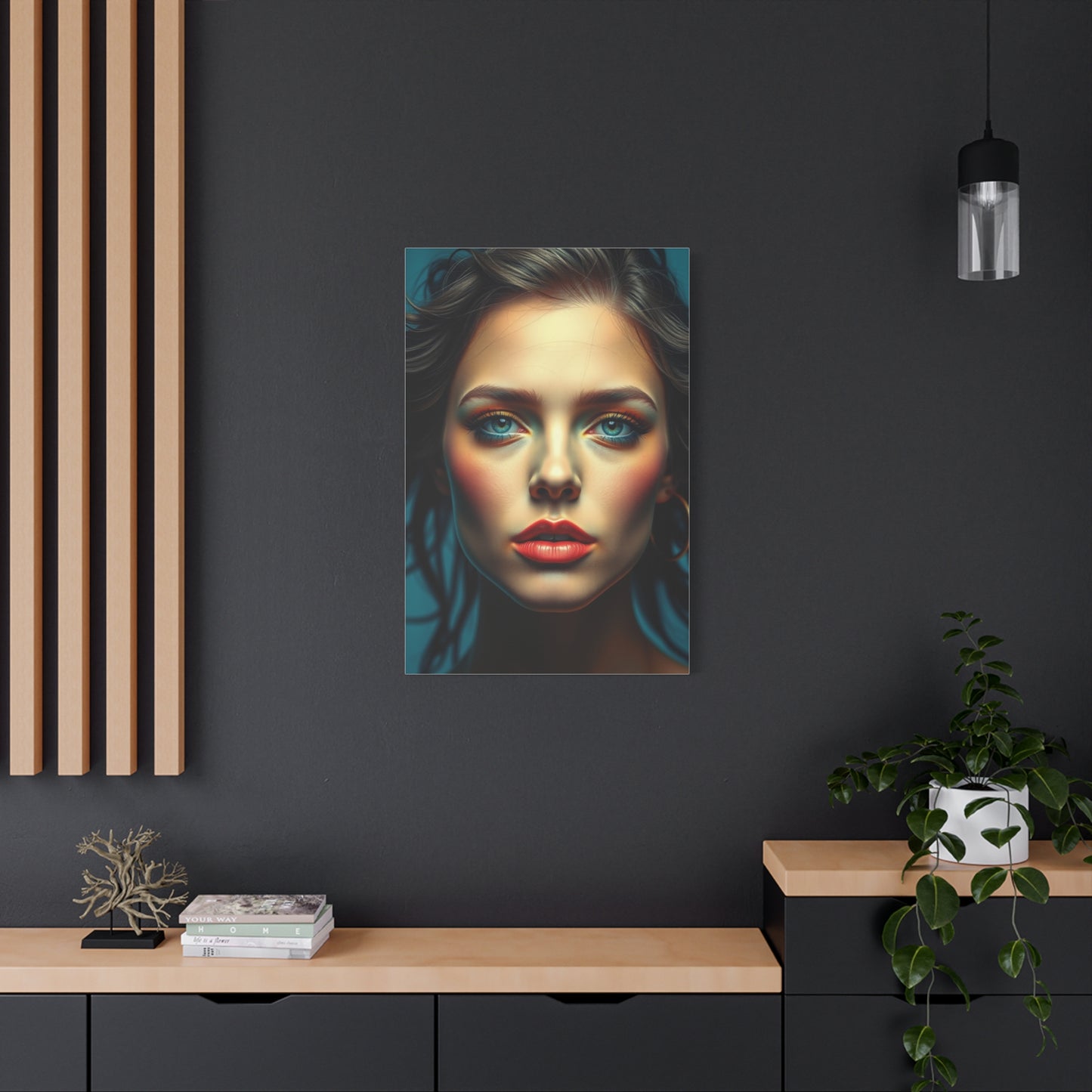 Masterpiece Blue Music Art Vision Wall Art & Canvas Print