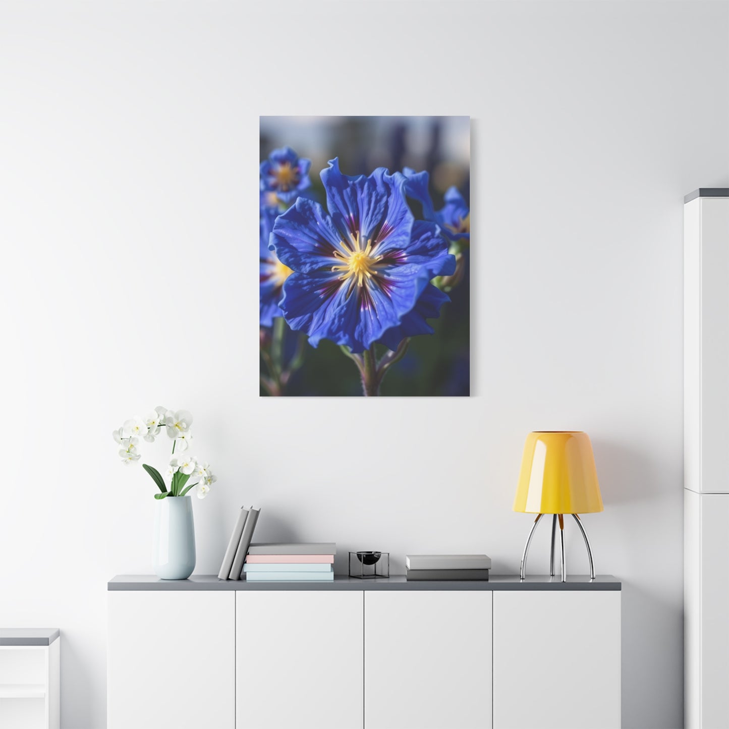 Elite Bluebonnet Flower Art Vision Wall Art & Canvas Print